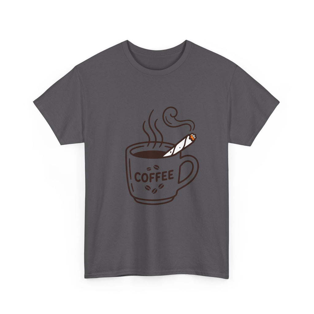 Coffee Cup T-Shirt — Cute Steaming Mug Graphic Tee