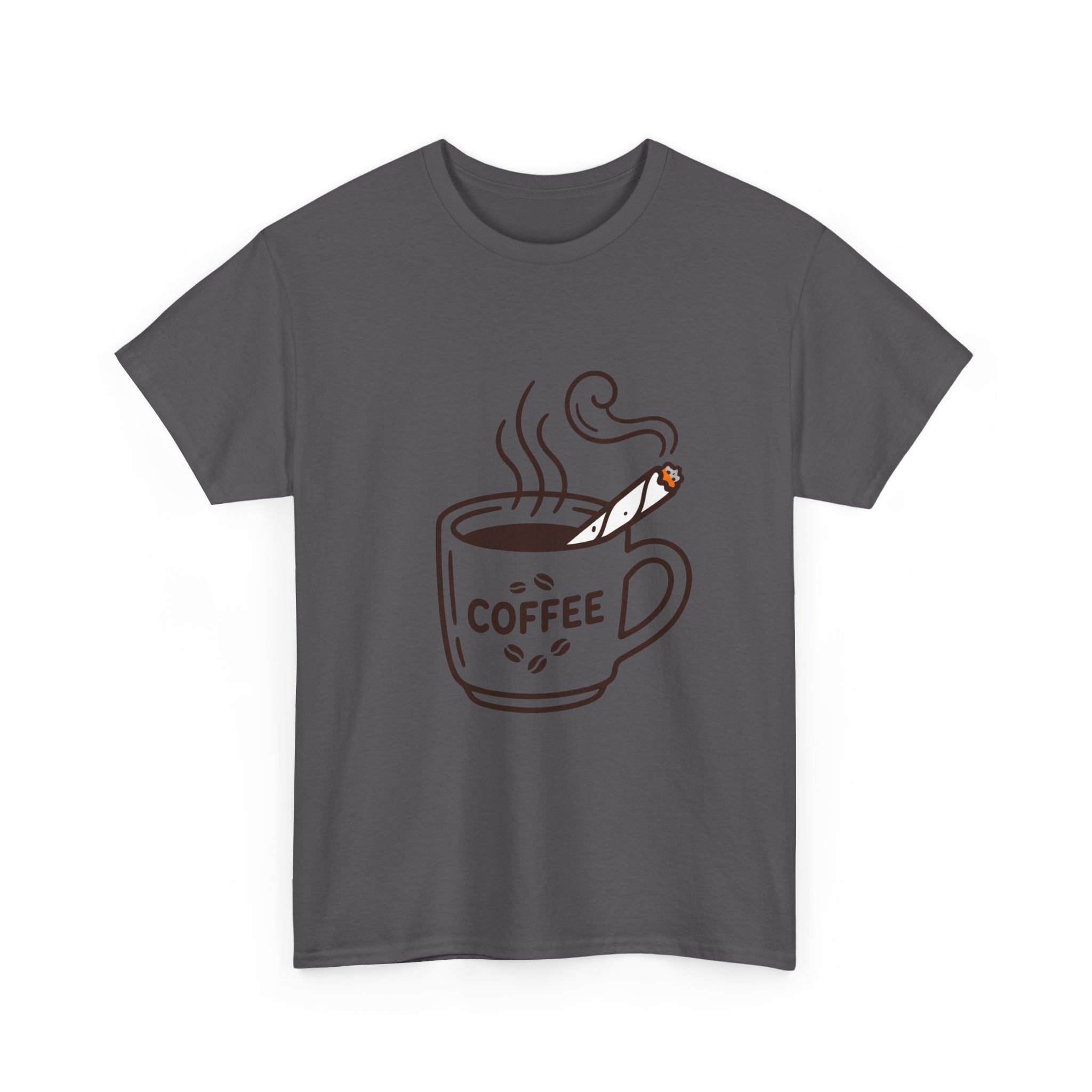 Coffee Cup T-Shirt — Cute Steaming Mug Graphic Tee