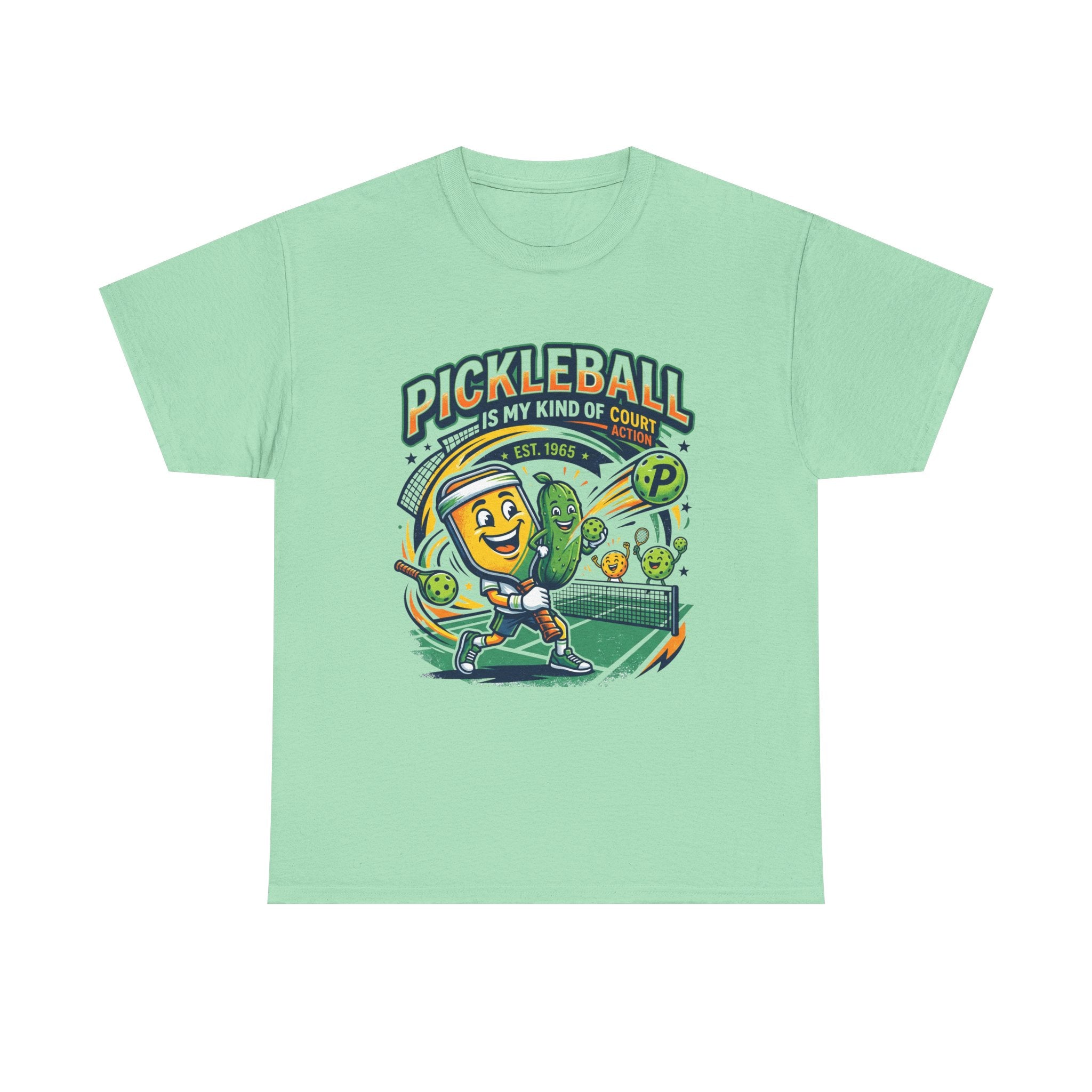 Pickleball Is My Kind of Court T‑Shirt — Funny Pickle Paddle & Dink Graphic Tee