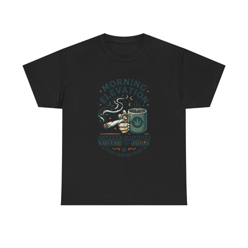 Coffee & Joint T-Shirt — Morning Elevation Graphic Tee
