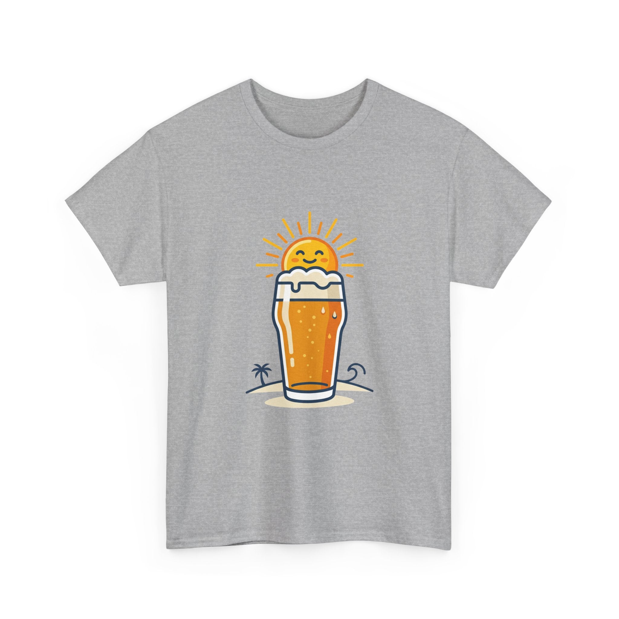 Beer Sun Tee — Sunny Beach Beer Graphic T-Shirt