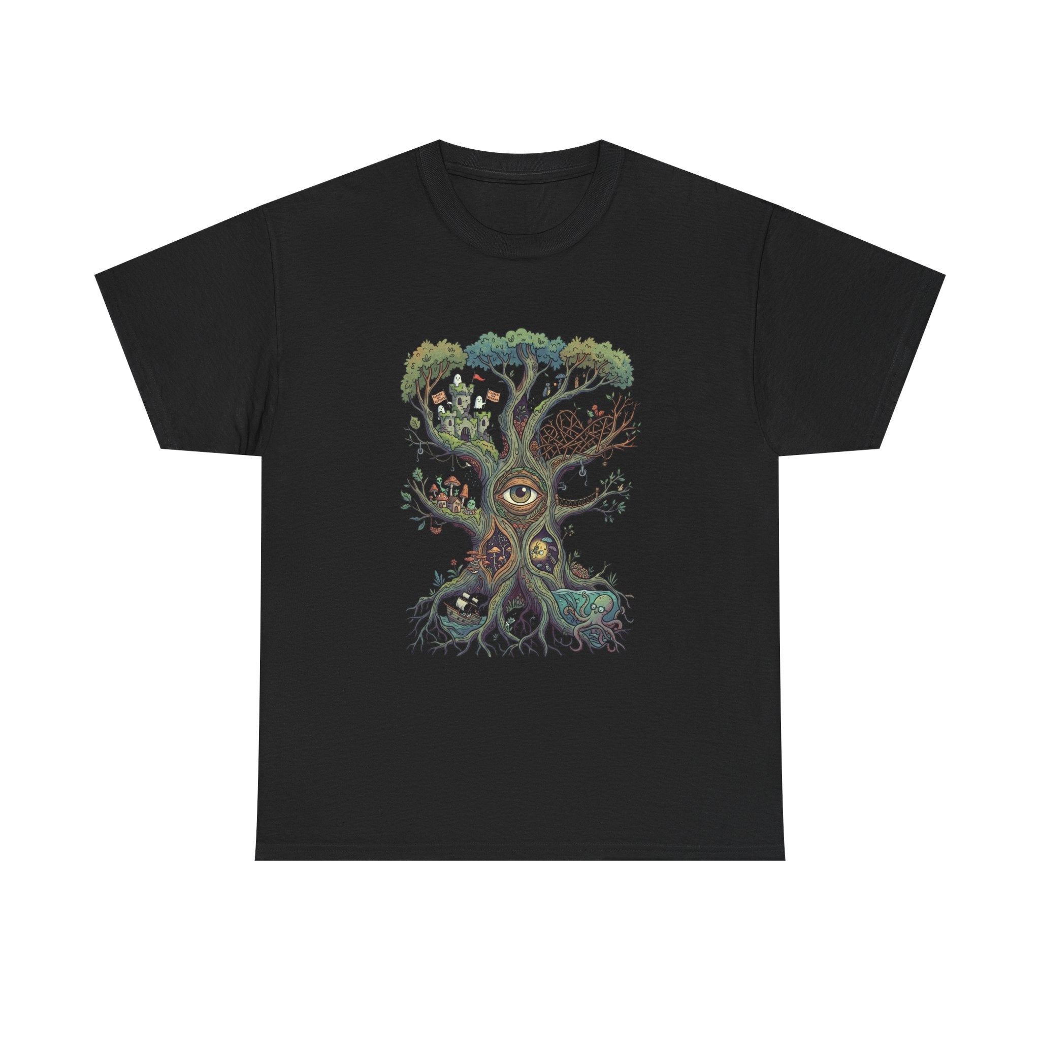Tree of Life T-Shirt — Mystical Woodland Nature Graphic Tee
