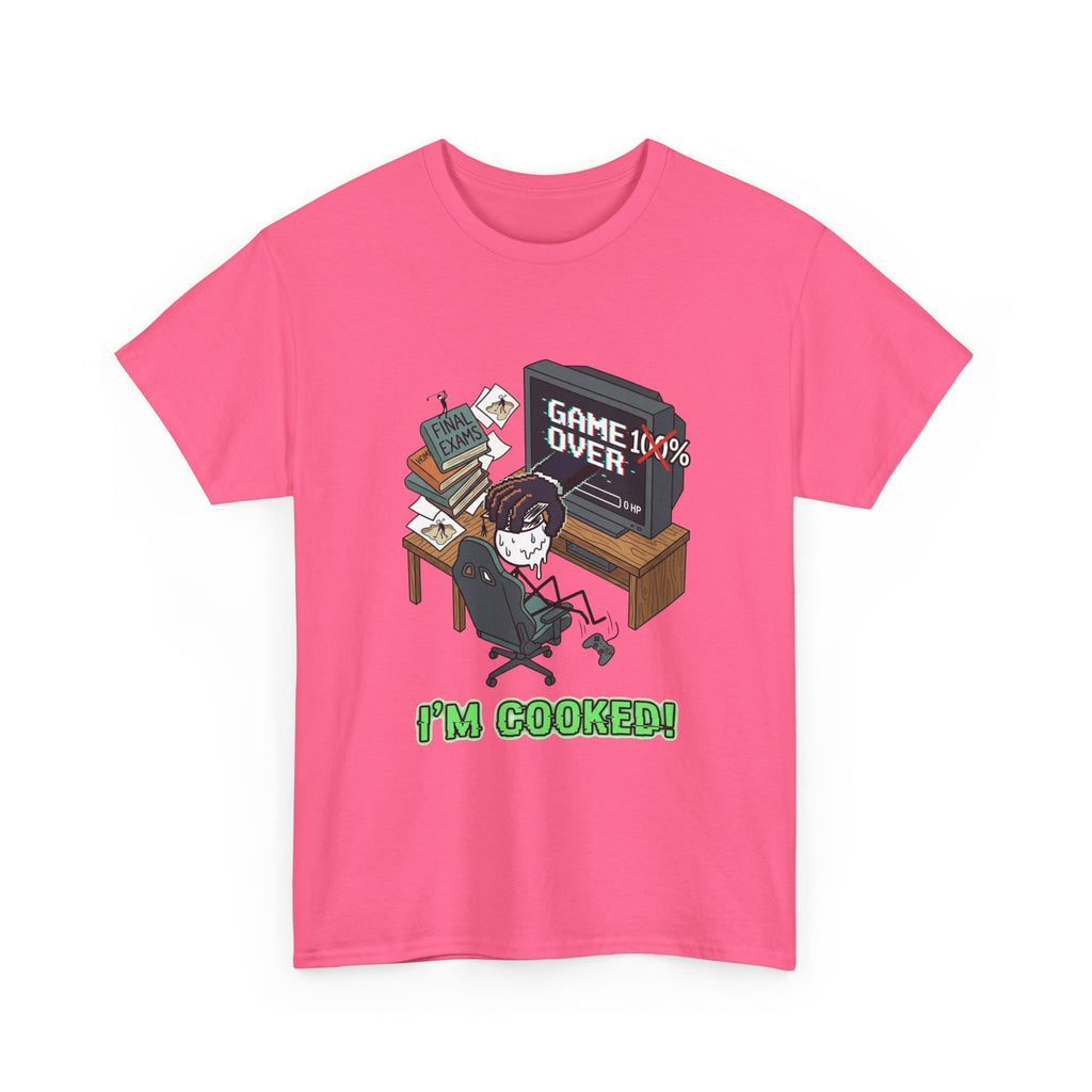 Gamer 'Game Over I'm Cooked' Graphic Tee