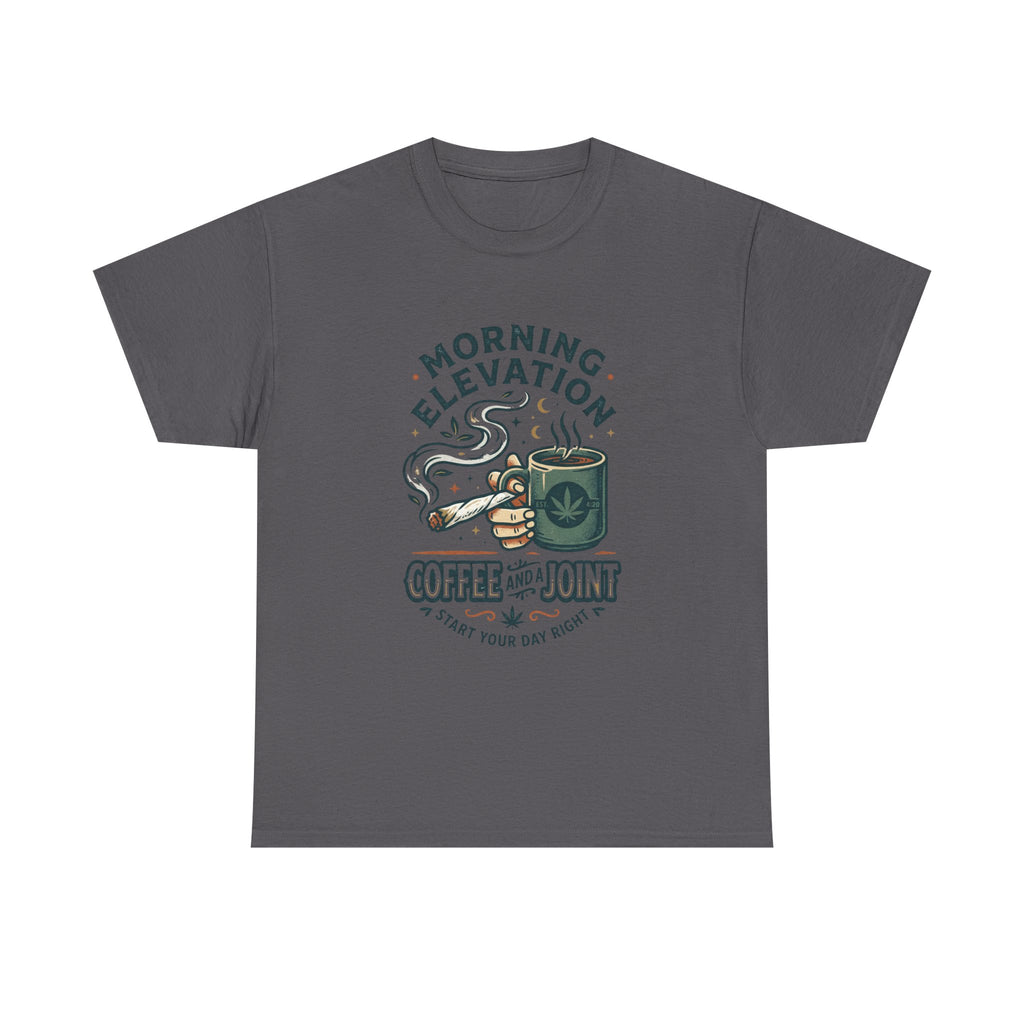 Coffee & Joint T-Shirt — Morning Elevation Graphic Tee