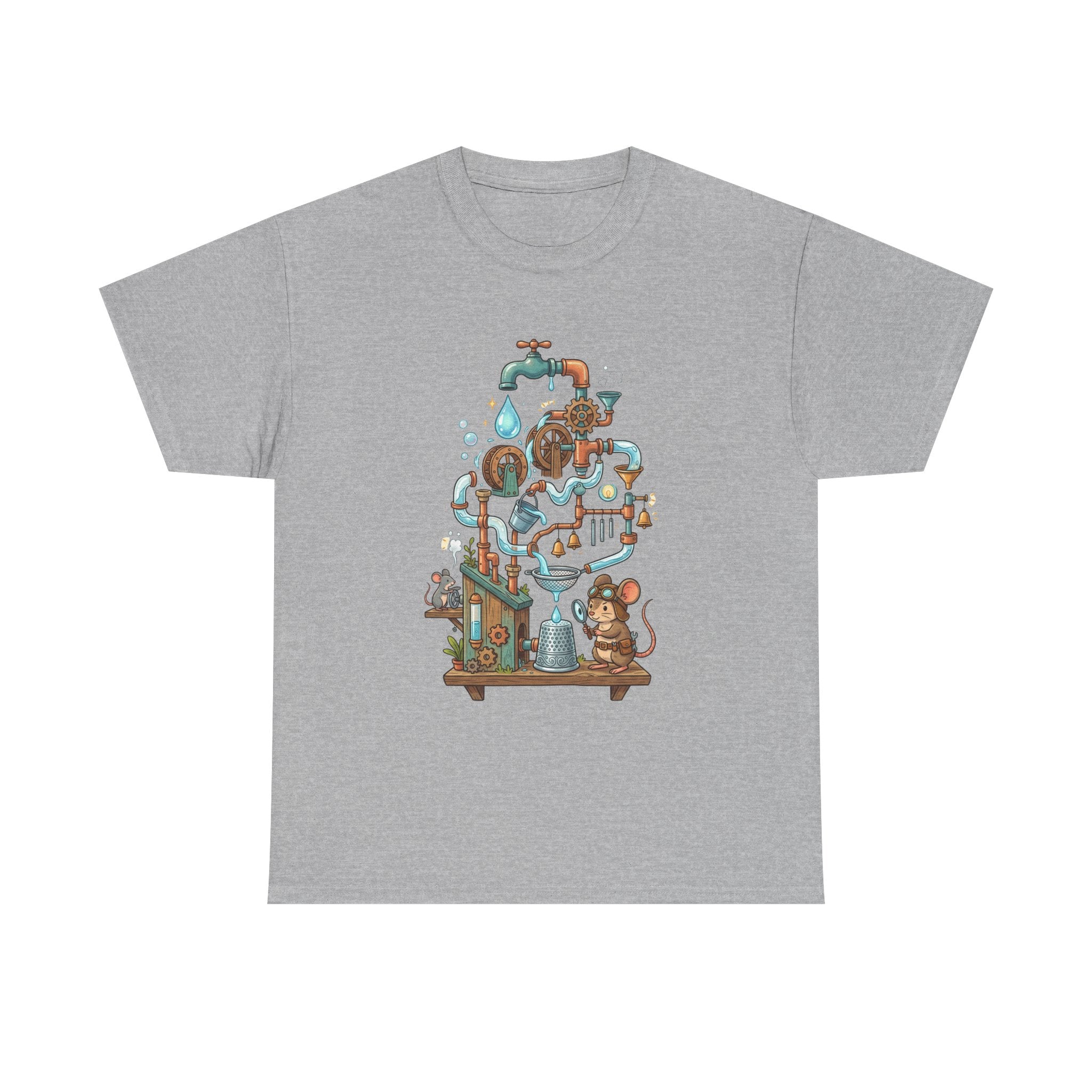 Water Machine T-Shirt — Cute Mouse Contraption Tee