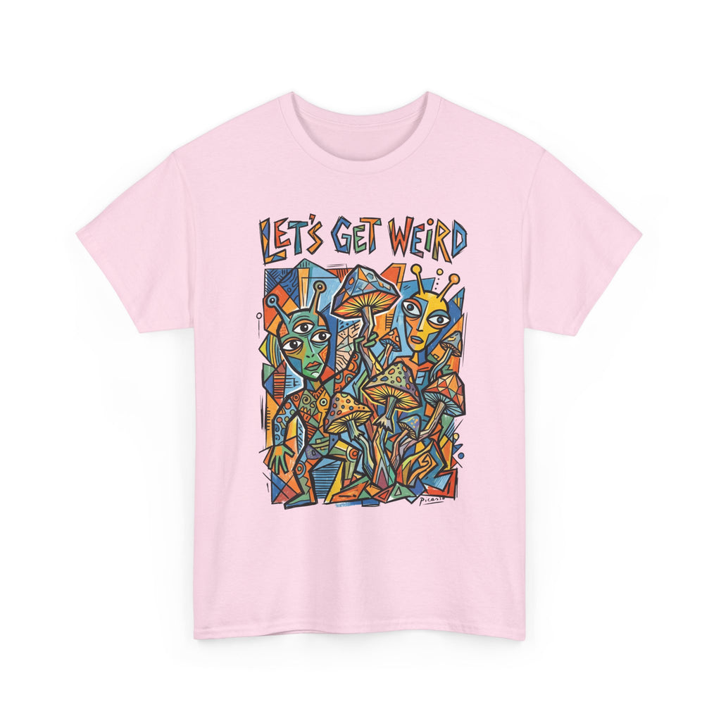 Let's Get Weird Abstract Art T-Shirt — Colorful Psychedelic Graphic Tee