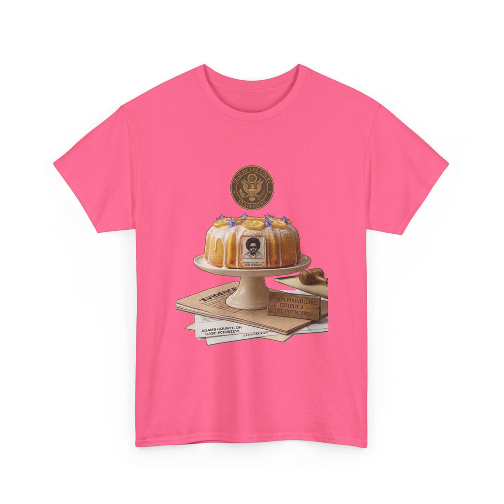 Lemon Pound Cake T‑Shirt — Vintage Baking Illustration Tee