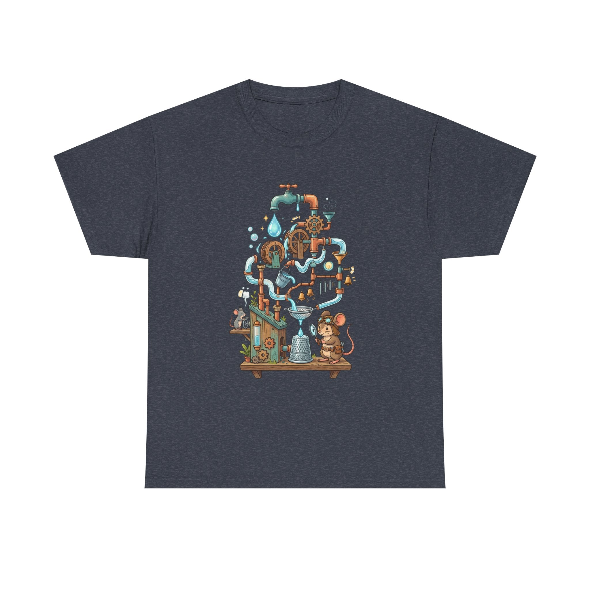 Water Machine T-Shirt — Cute Mouse Contraption Tee
