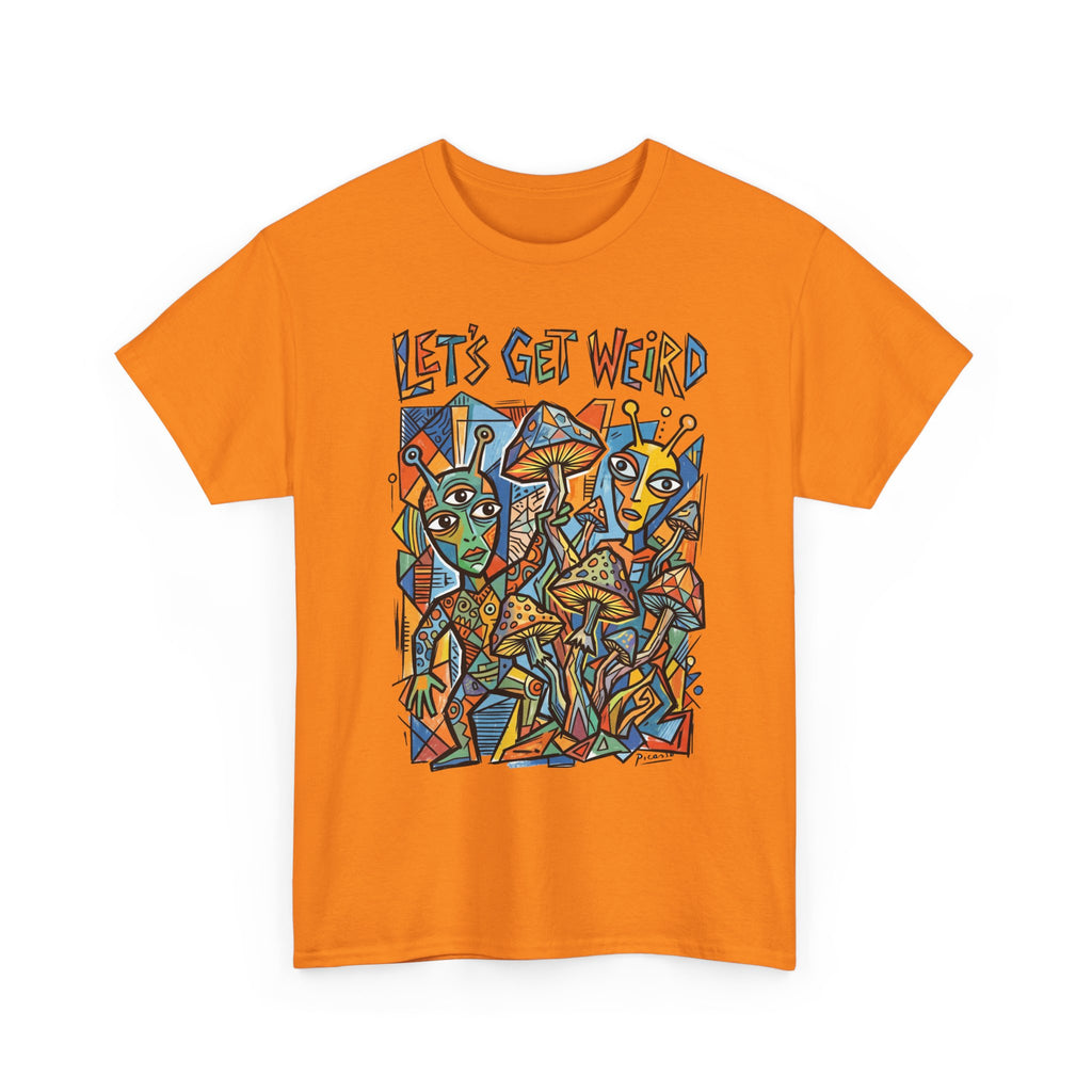 Let's Get Weird Abstract Art T-Shirt — Colorful Psychedelic Graphic Tee