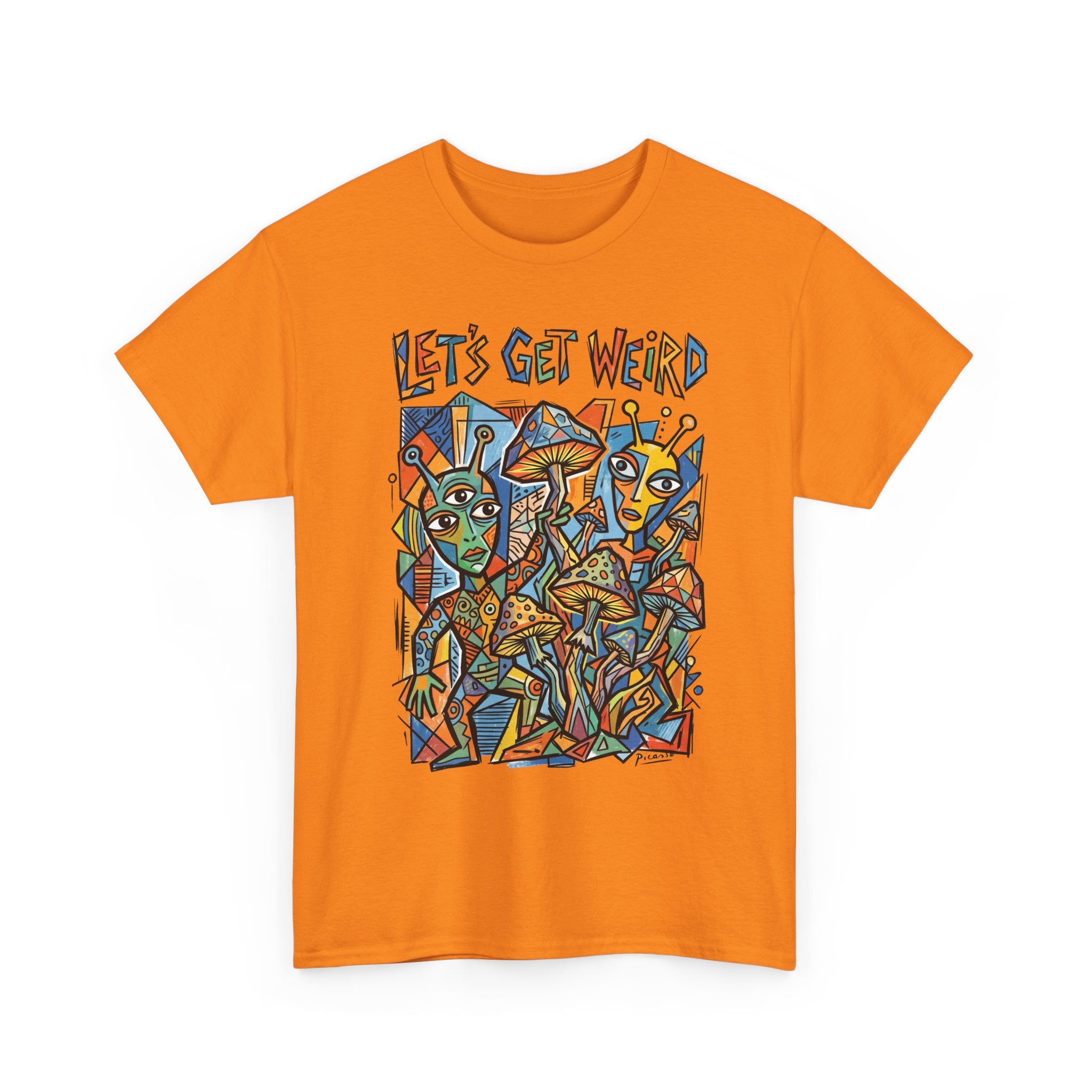 Let's Get Weird Abstract Art T-Shirt — Colorful Psychedelic Graphic Tee