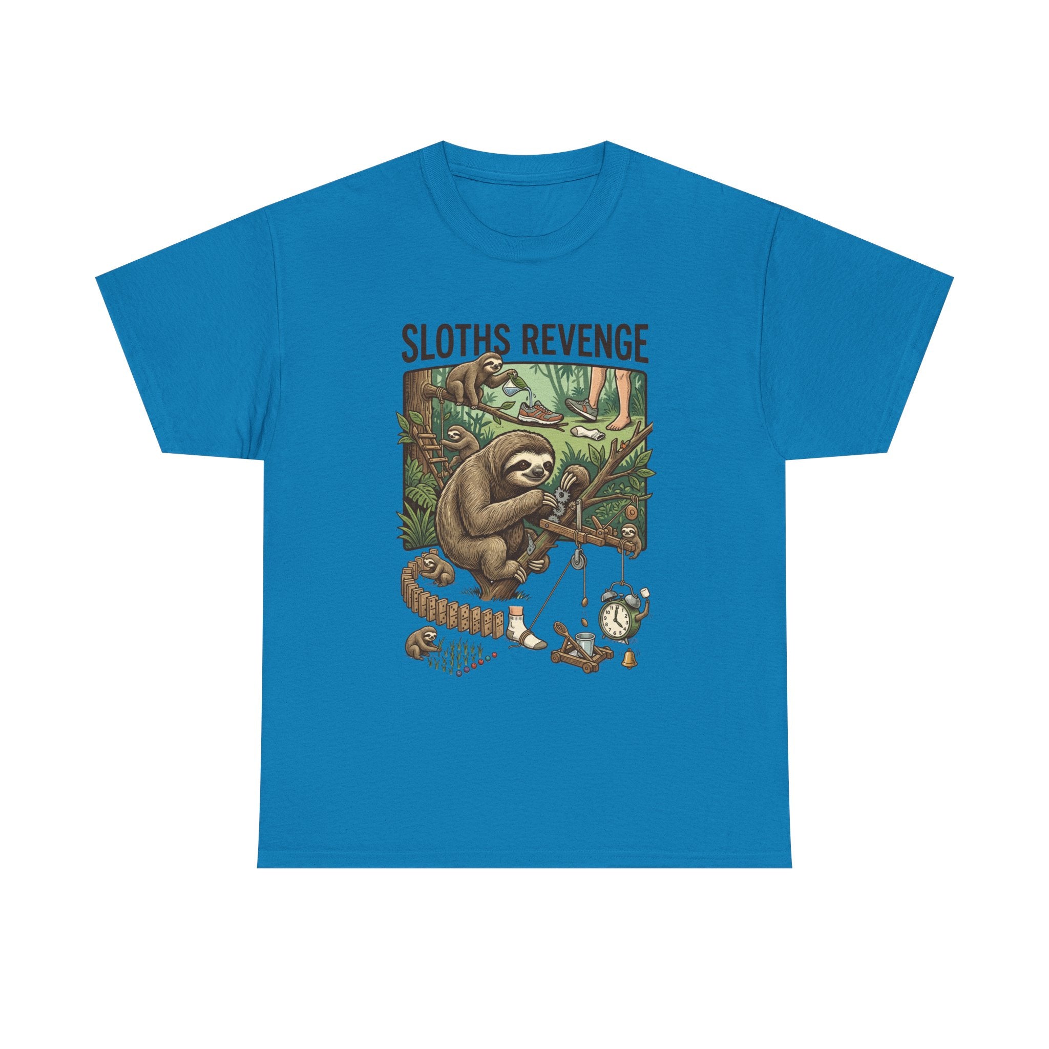 Sloths Revenge T-Shirt — Funny Retro Sloth Graphic Tee