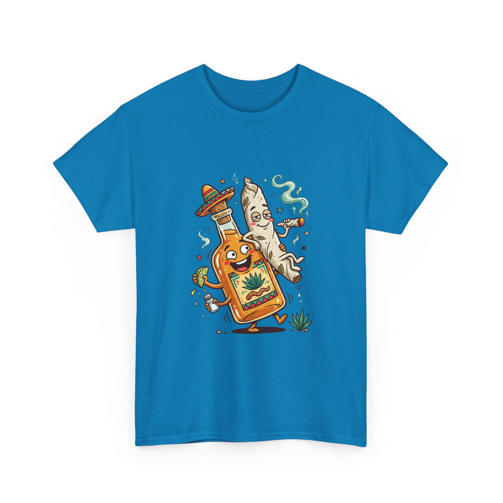 1 Tequila & Taco Dancing T‑Shirt — Funny Mexican Food Party Tee