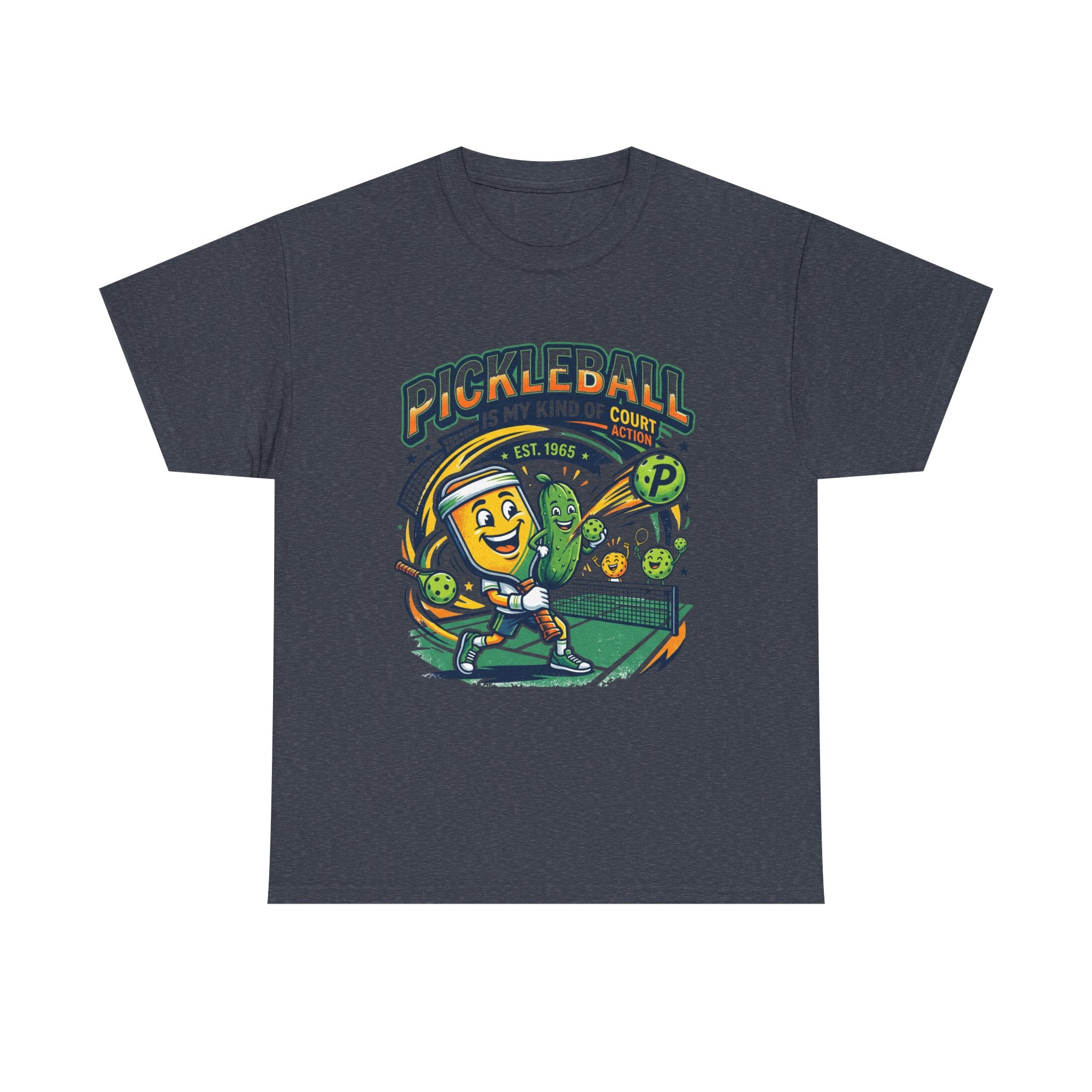 Pickleball Is My Kind of Court T‑Shirt — Funny Pickle Paddle & Dink Graphic Tee