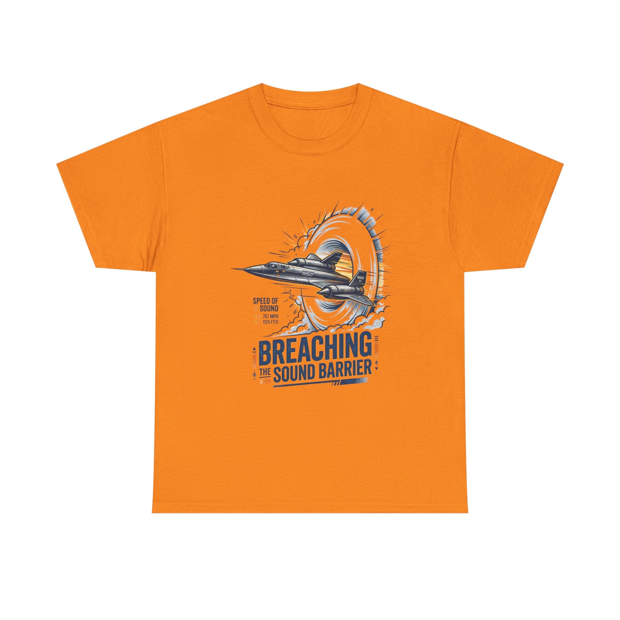 Sonic Boom T-Shirt — 'Breaching the Sound Barrier' Jet Trainer Aviation Graphic Tee
