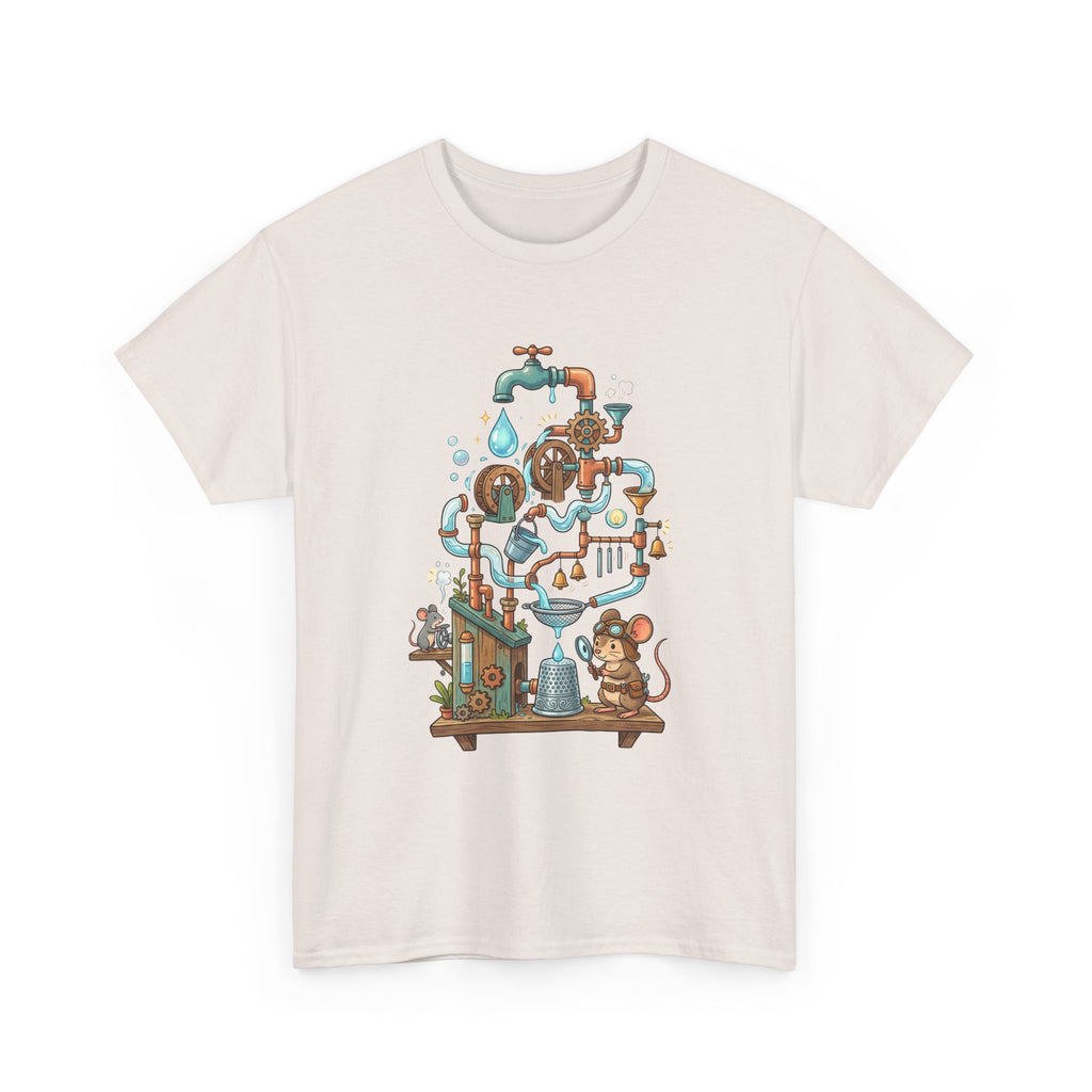 Water Machine T-Shirt — Cute Mouse Contraption Tee