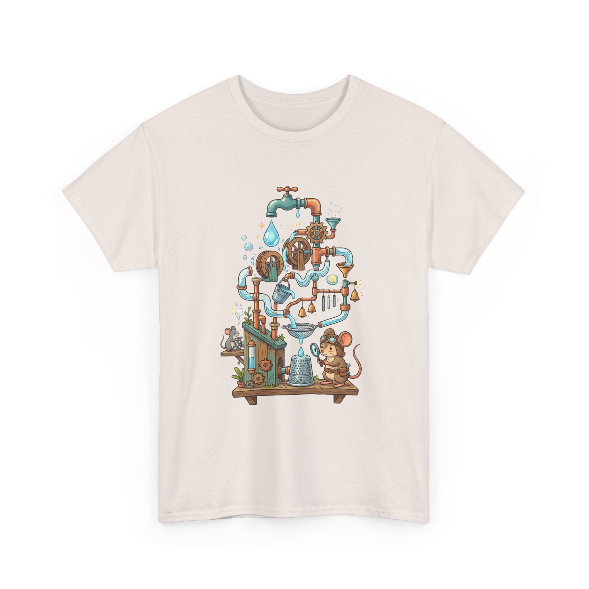Water Machine T-Shirt — Cute Mouse Contraption Tee
