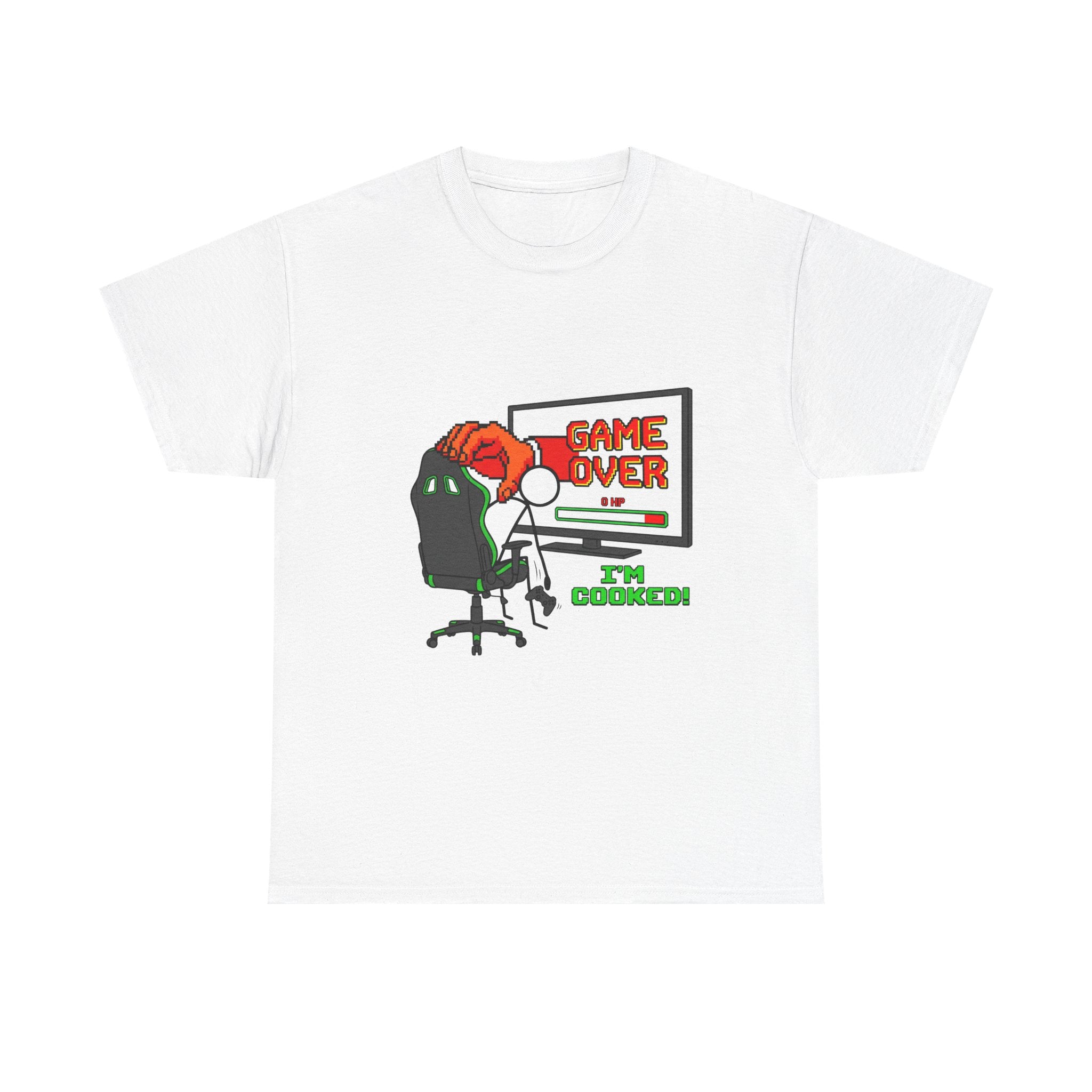 Gamer "Game Over I'm Cooked" T-Shirt