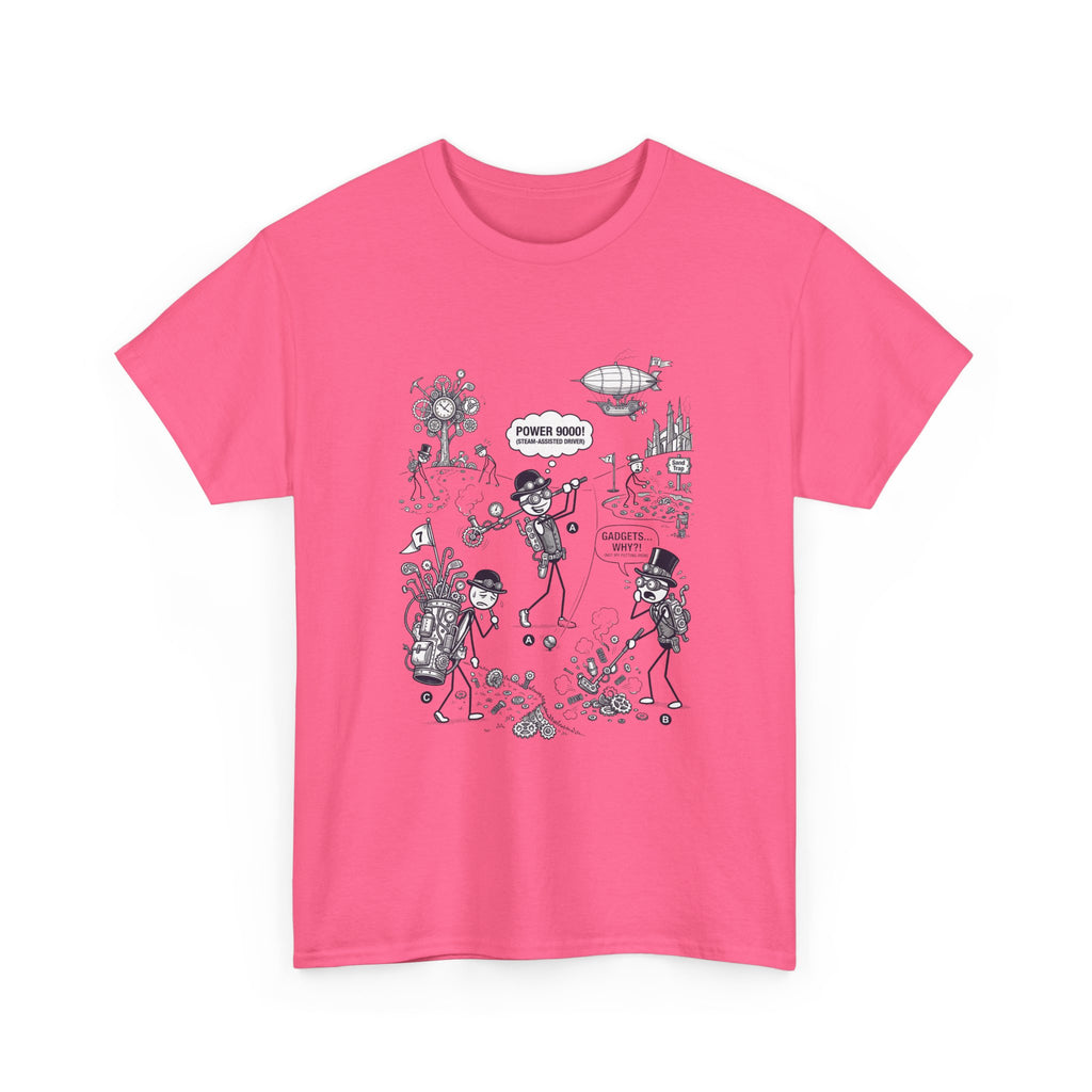 Steampunk Golf Graphic Tee —  "Good Vibes" Illustration