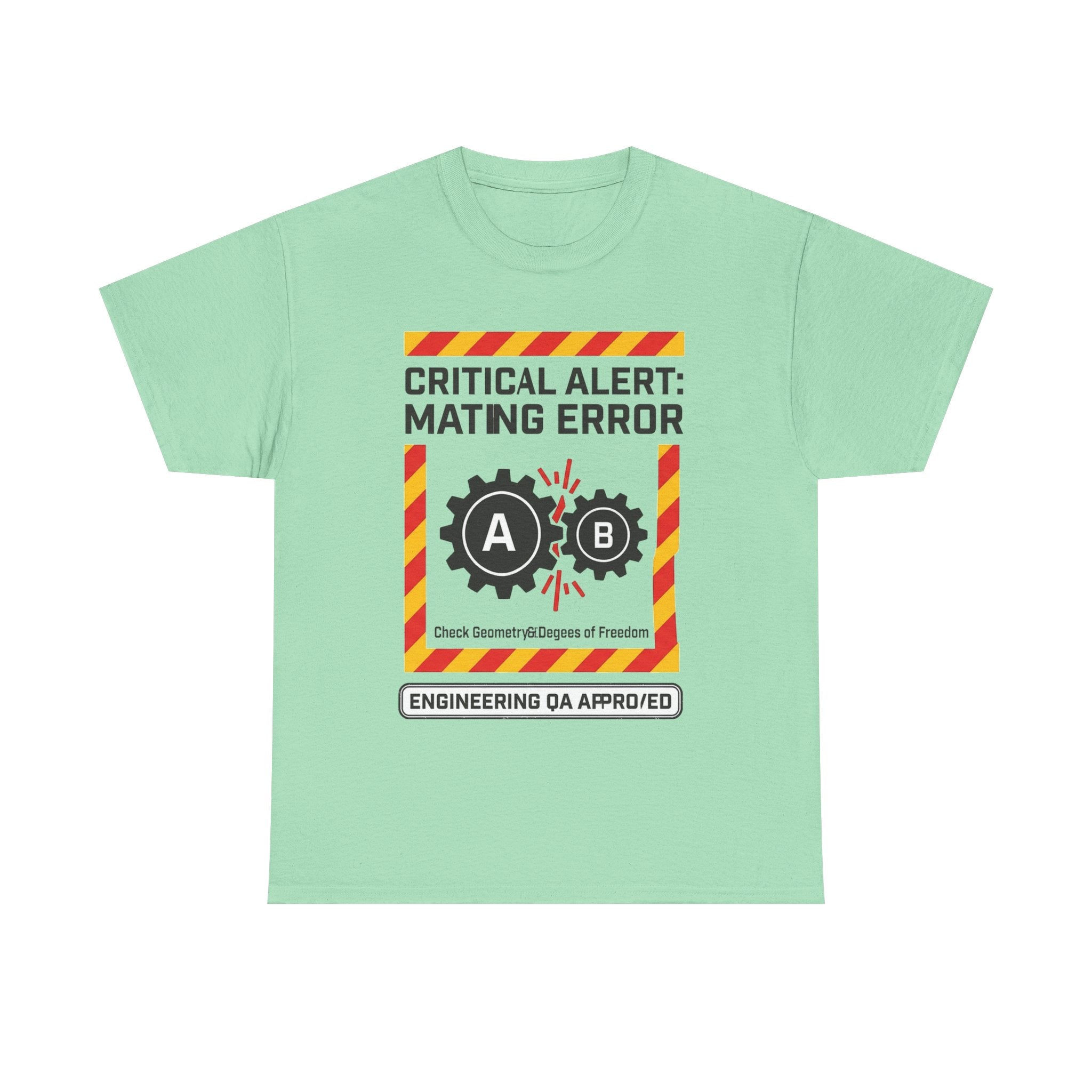 Mating Error T‑Shirt — Funny Engineering QA Alert Tee