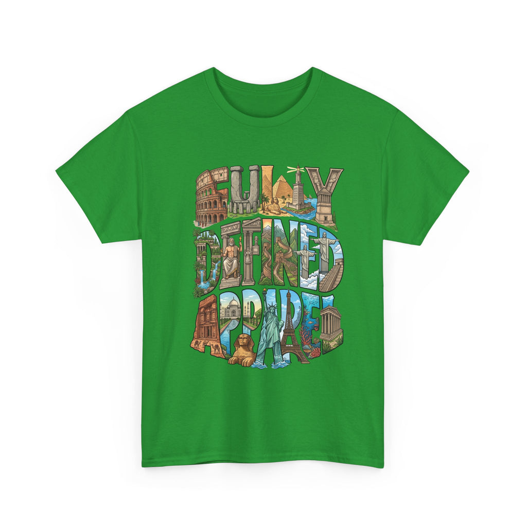 Fully Defined Apparel T‑Shirt — Retro Travel Illustration Tee
