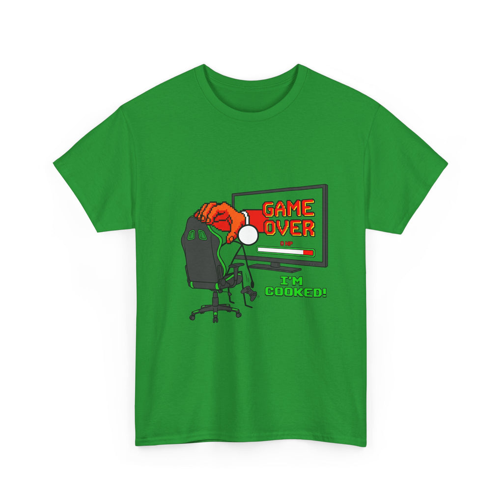 Gamer "Game Over I'm Cooked" T-Shirt