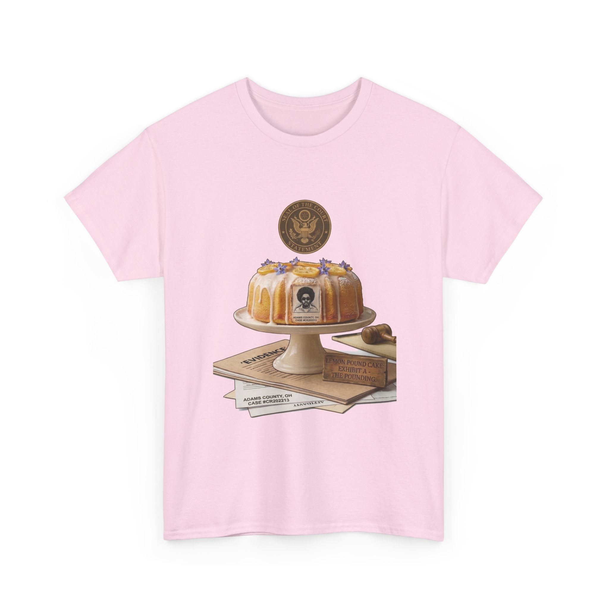 Lemon Pound Cake T‑Shirt — Vintage Baking Illustration Tee