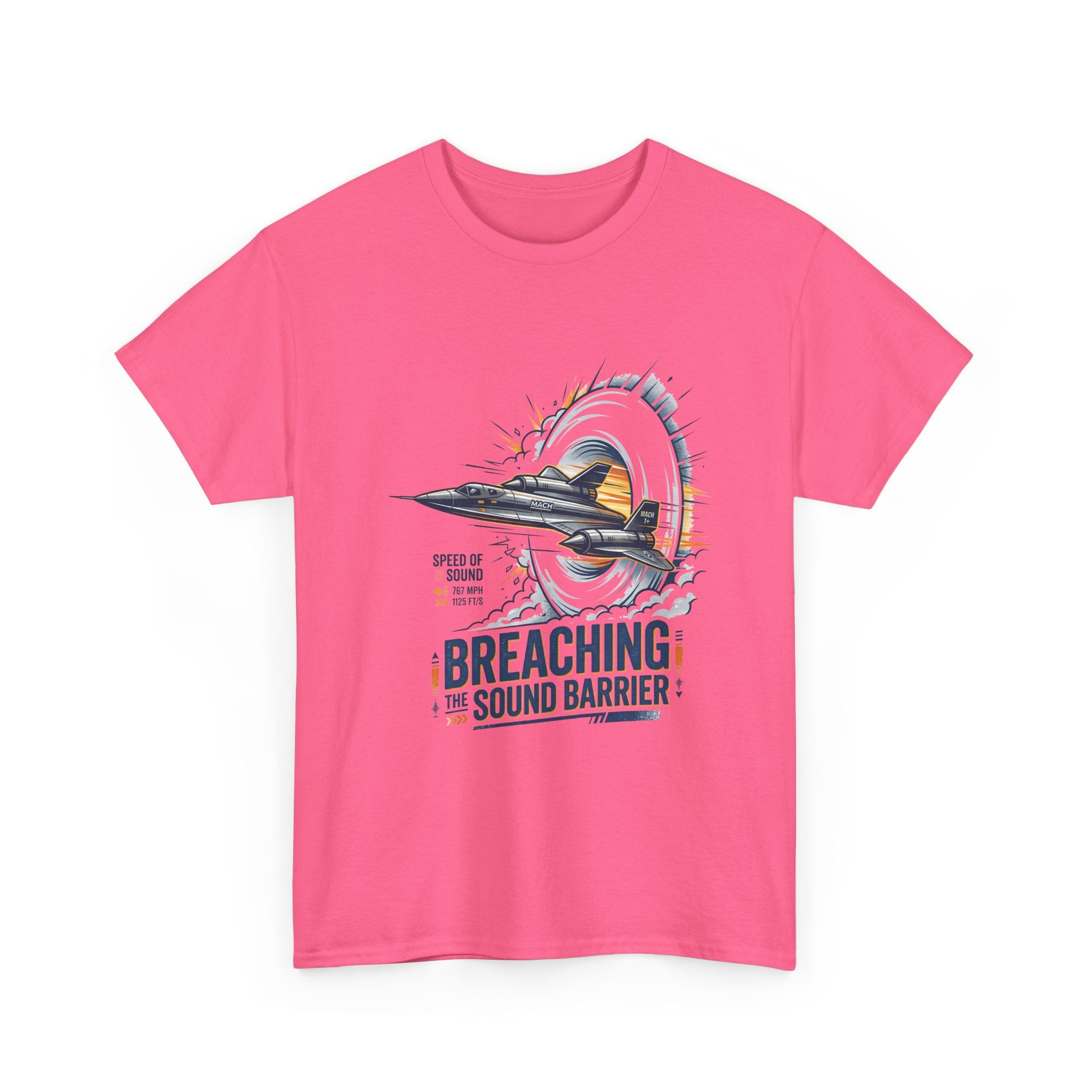 Sonic Boom T-Shirt — 'Breaching the Sound Barrier' Jet Trainer Aviation Graphic Tee
