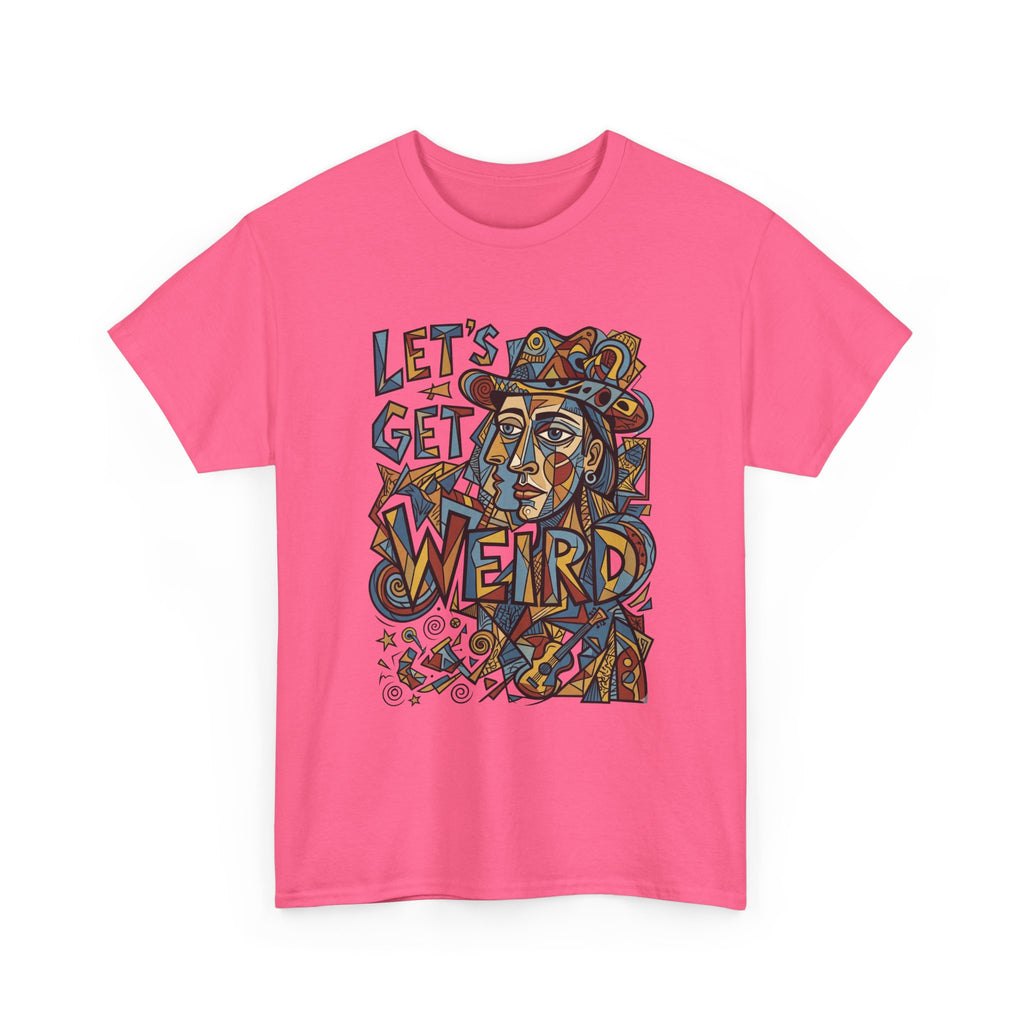 Let’s Get Weird T-Shirt — Retro Psychedelic Face Graphic Tee