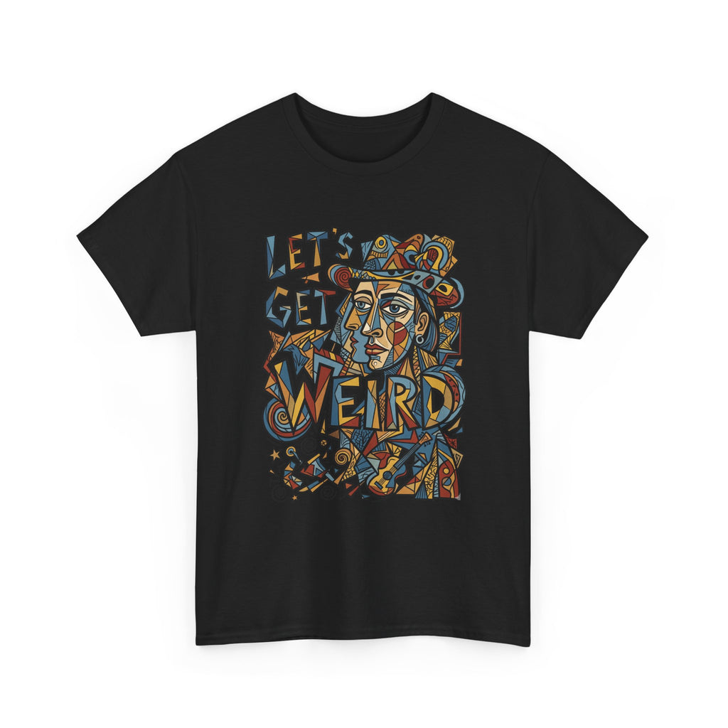 Let’s Get Weird T-Shirt — Retro Psychedelic Face Graphic Tee