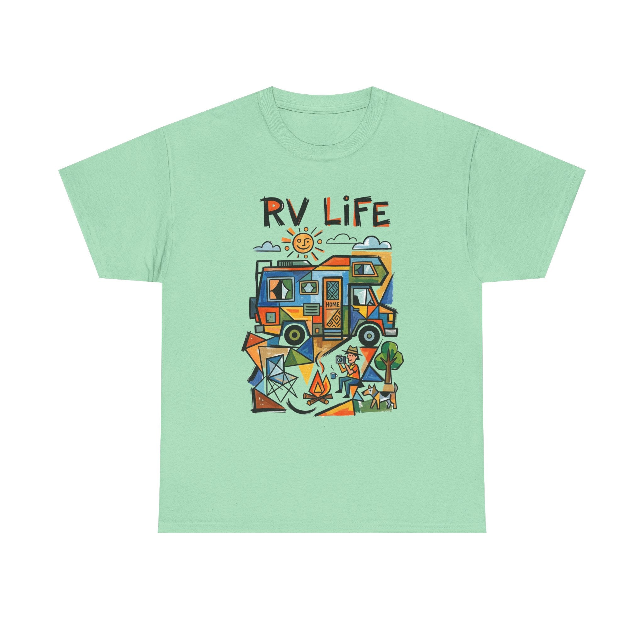 RV Life T-Shirt — Retro Camper Roadtrip Tee for RV Travelers & Campers