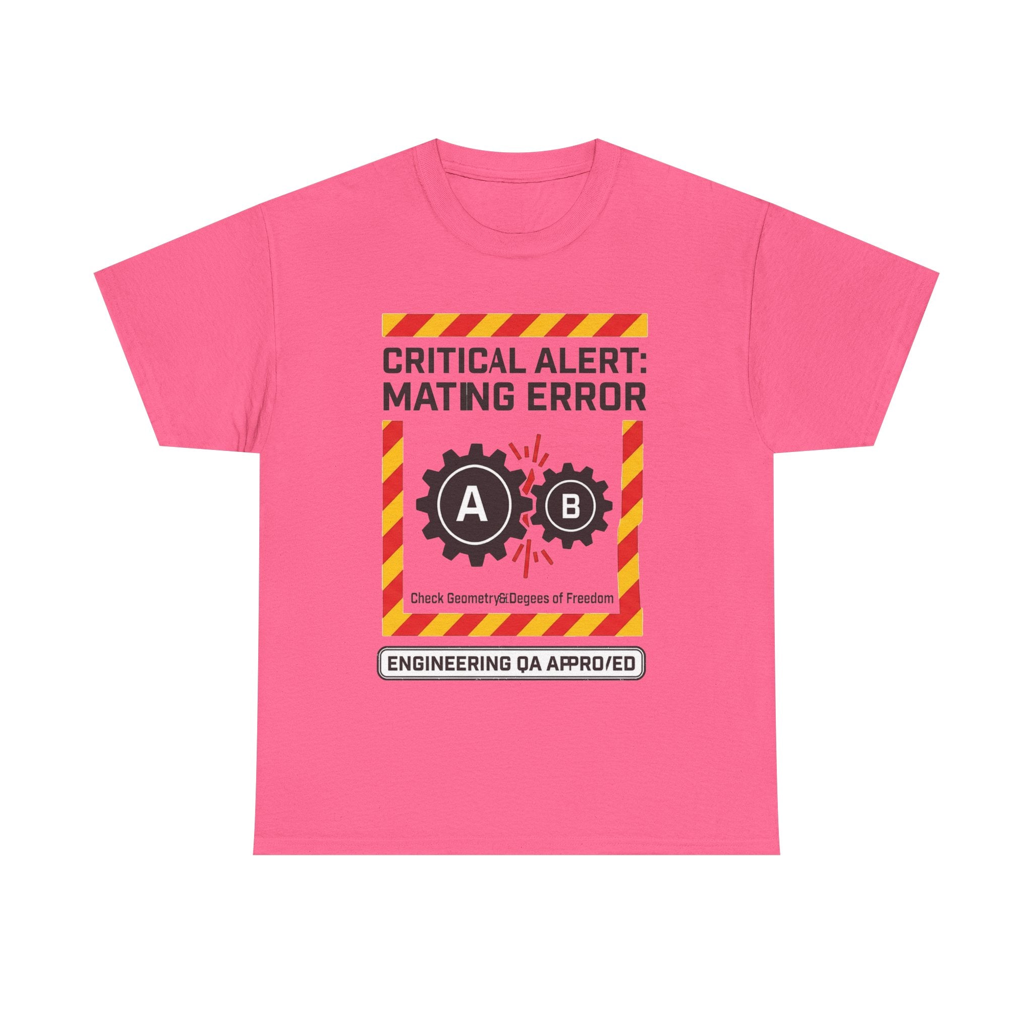 Mating Error T‑Shirt — Funny Engineering QA Alert Tee
