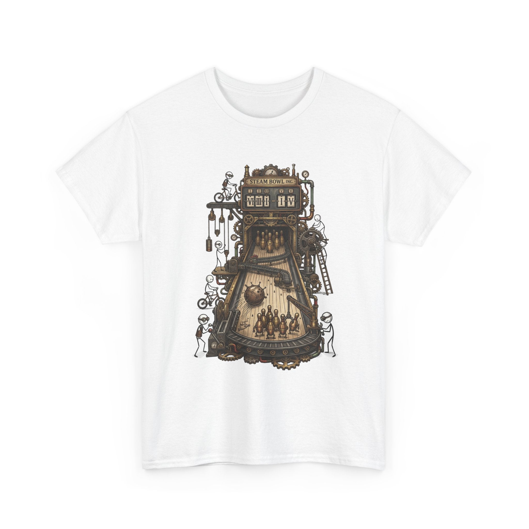 T-Shirt — Steampunk Bowling Tee
