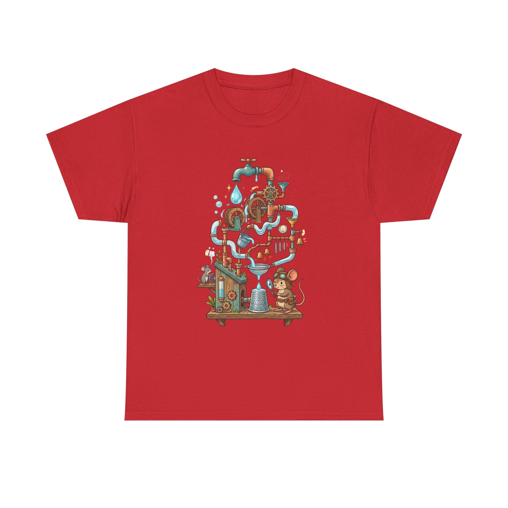 Water Machine T-Shirt — Cute Mouse Contraption Tee