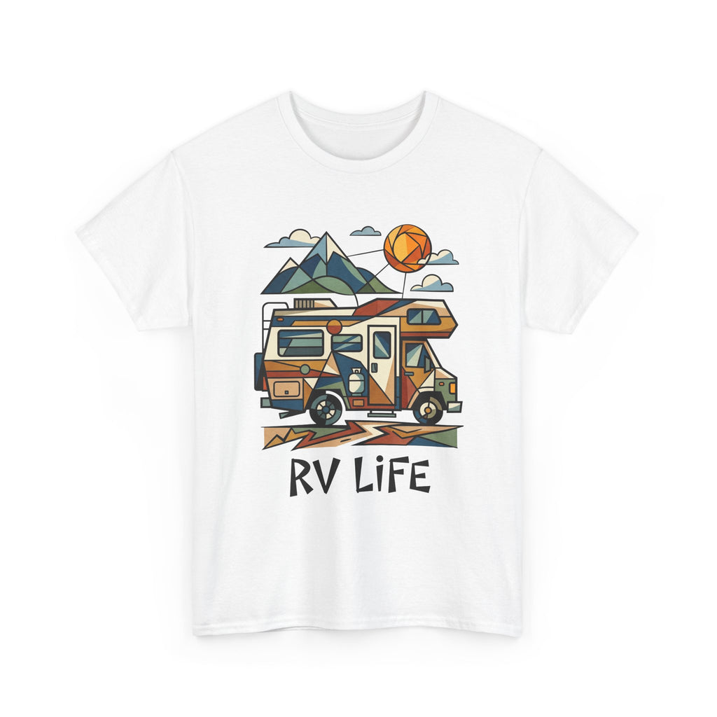 RV Life T‑Shirt — Vintage Camper Graphic Tee for RVers & Road Trip Lovers