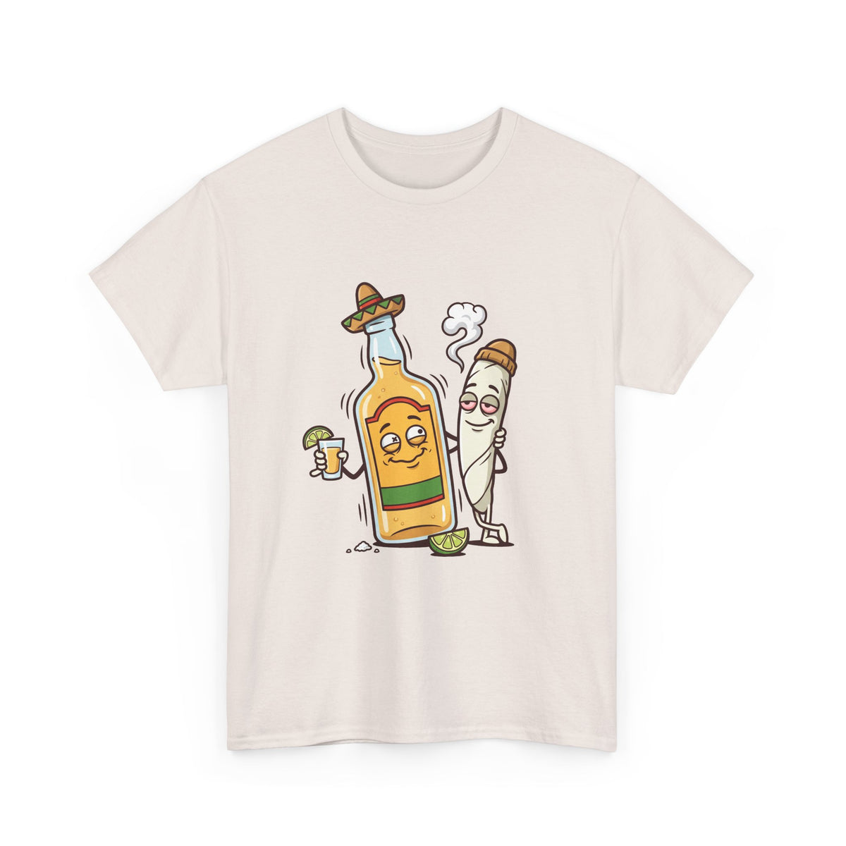 A Tequila & Joint Funny Graphic Tee
