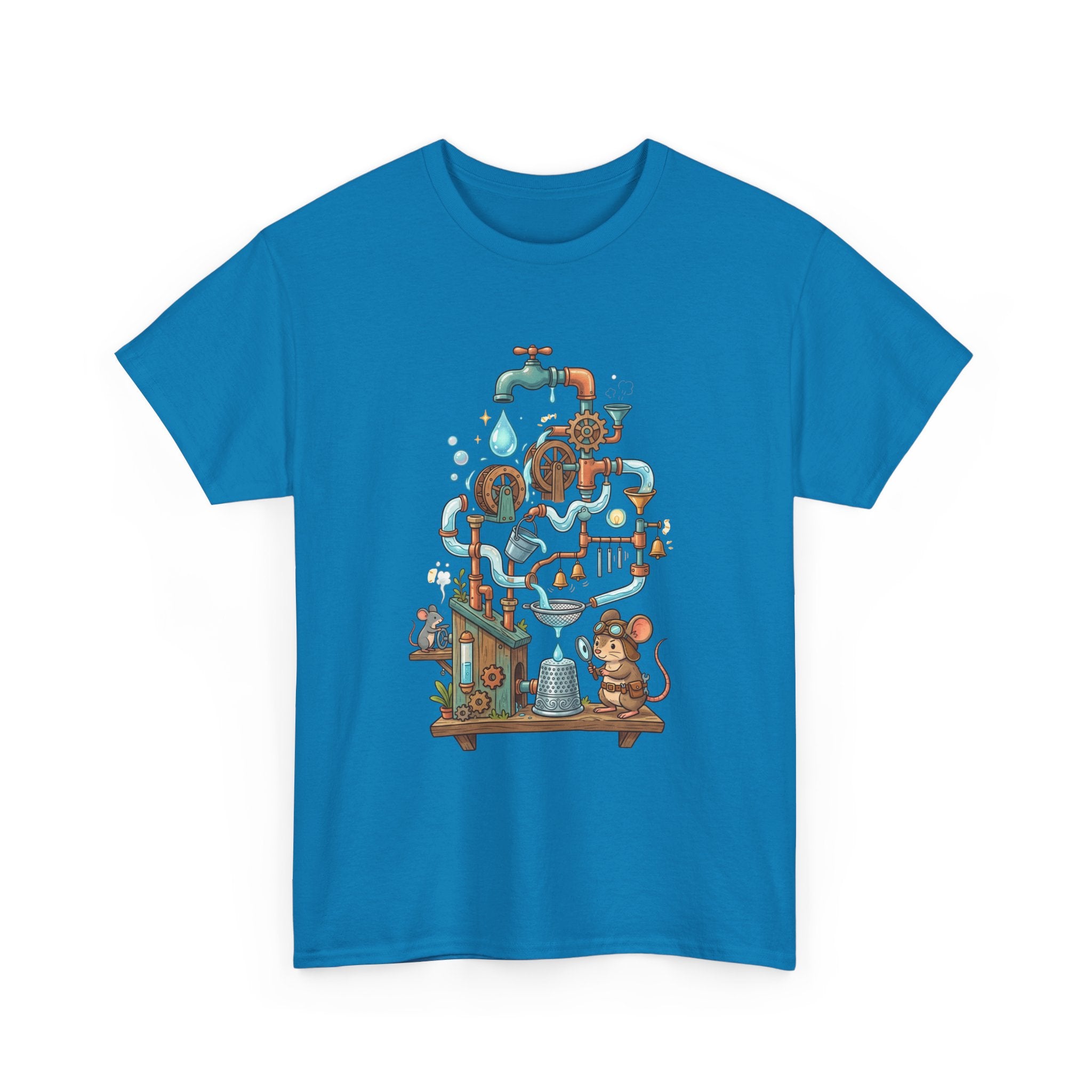 Water Machine T-Shirt — Cute Mouse Contraption Tee