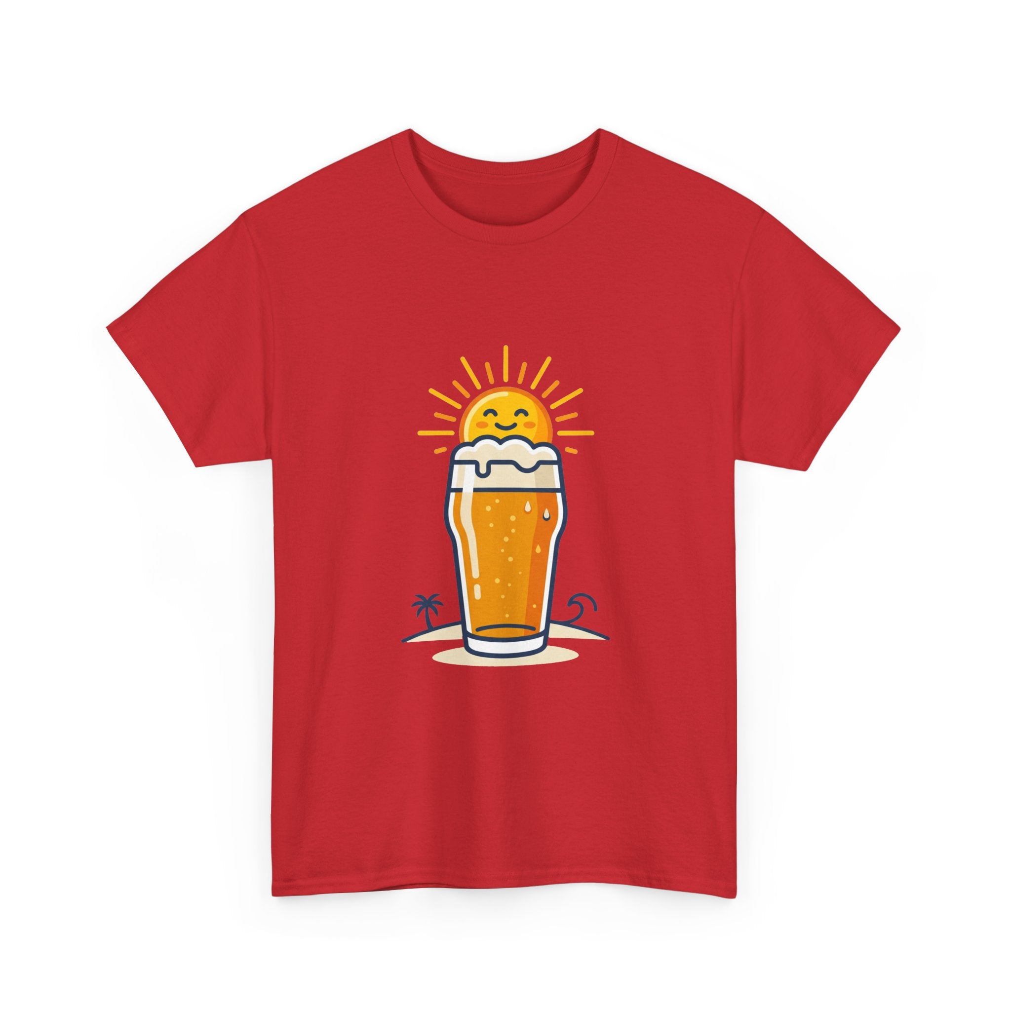 Beer Sun Tee — Sunny Beach Beer Graphic T-Shirt