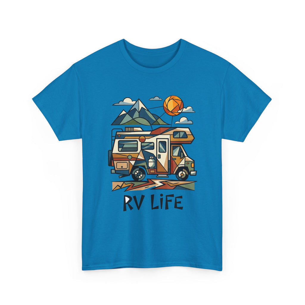 RV Life T‑Shirt — Vintage Camper Graphic Tee for RVers & Road Trip Lovers