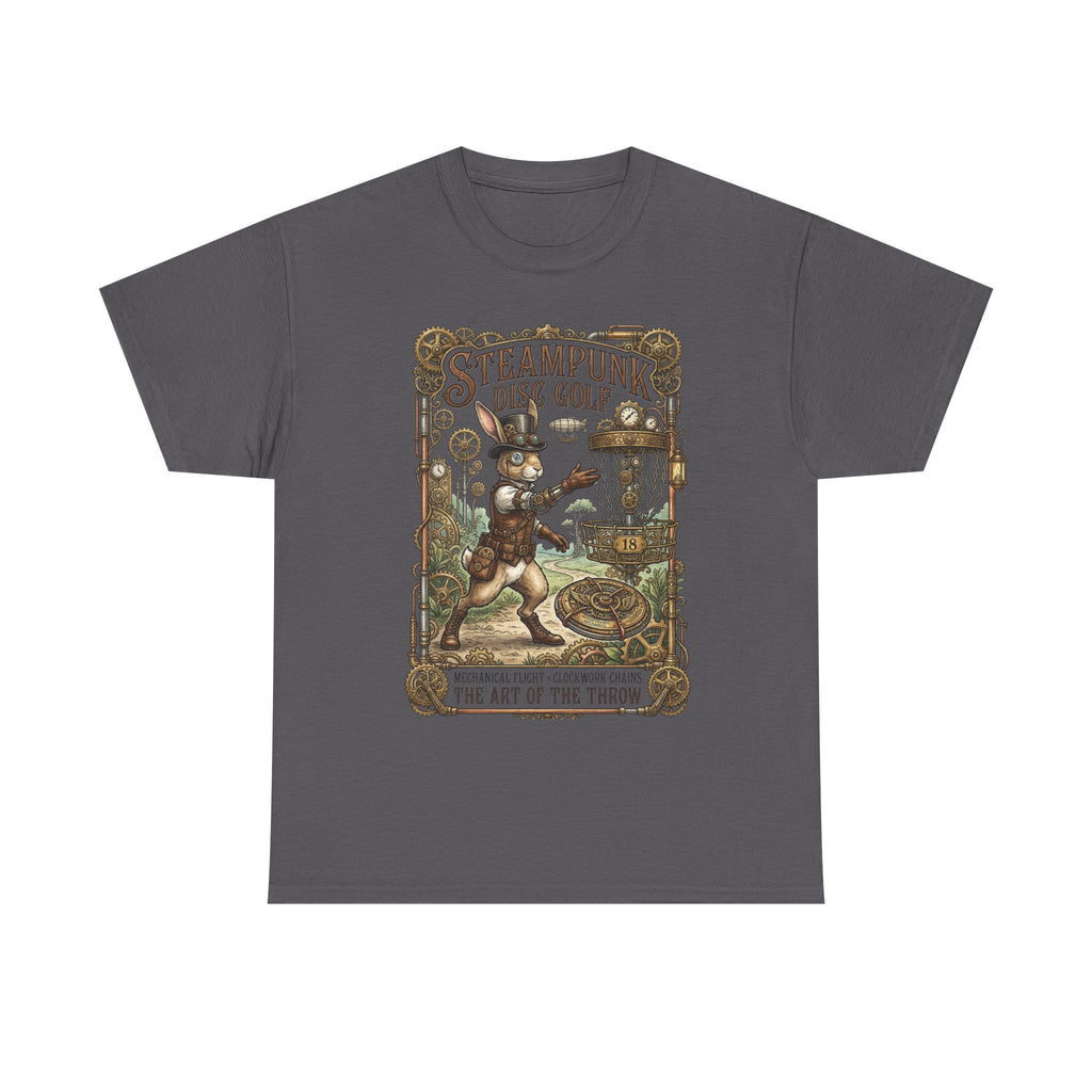 Steampunk Disc Golf T-Shirt — Vintage Victorian Throw Art Tee
