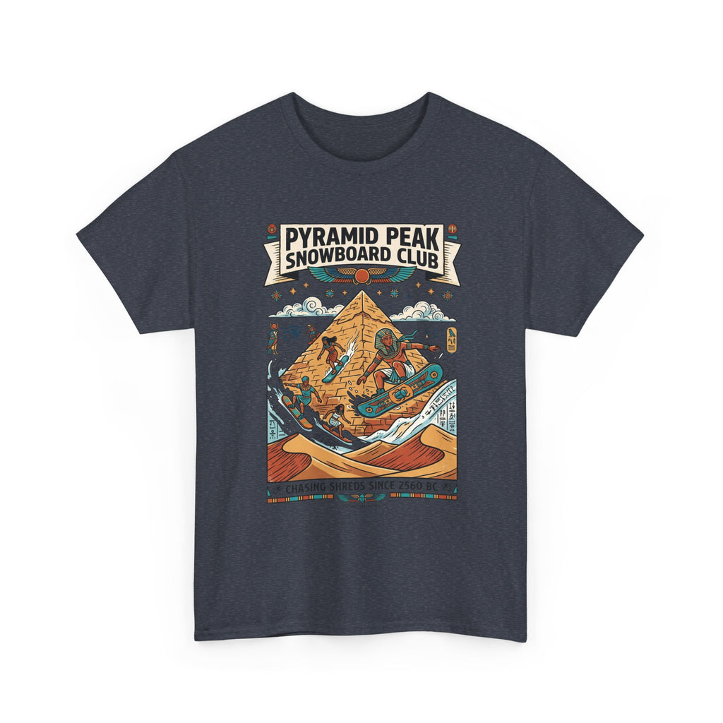 Snowboard Club Graphic Tee — "Pyramid Peak Snowboard Club" Vintage Winter Shirt