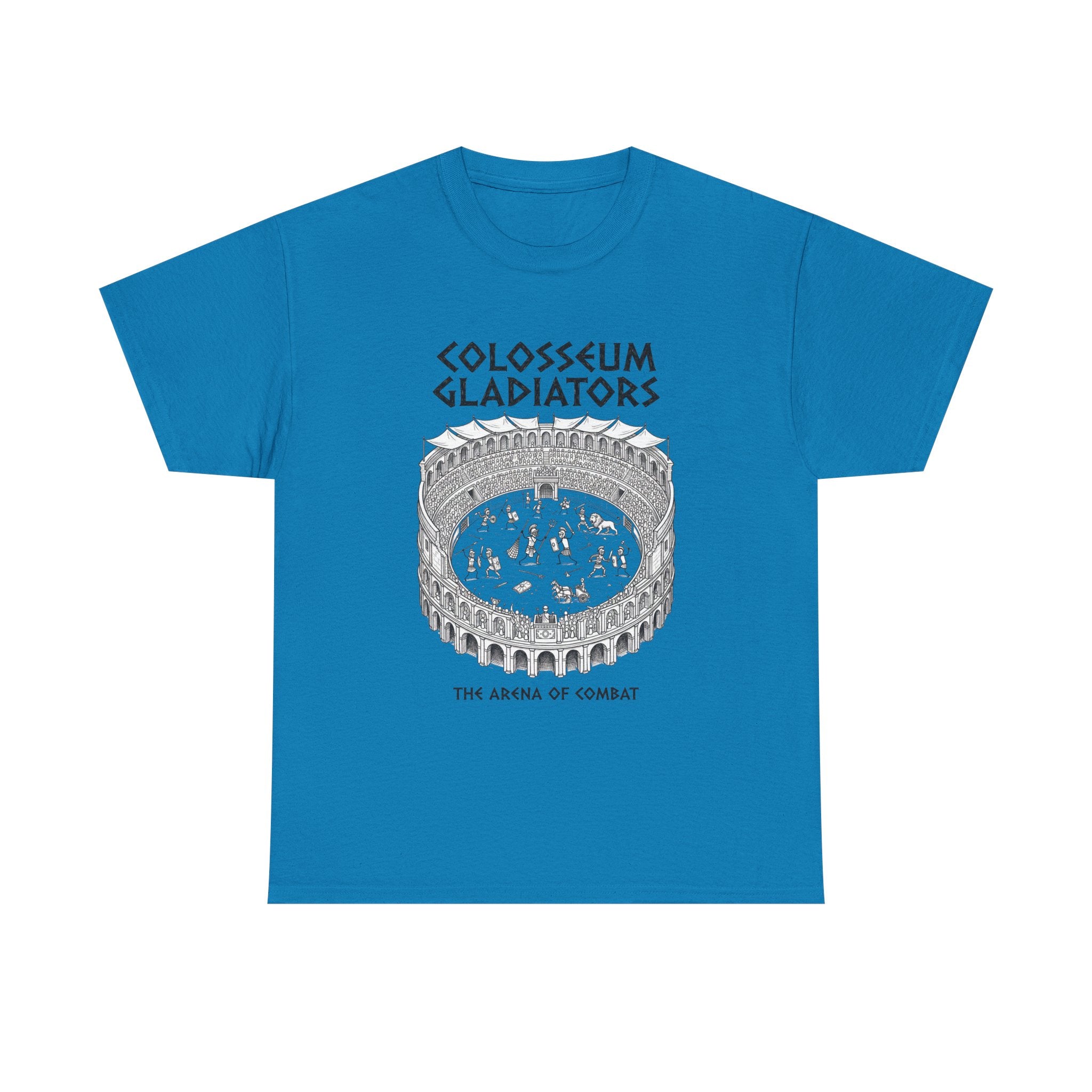 Colosseum Gladiators Tee — Ancient Roman Arena Graphic T-Shirt
