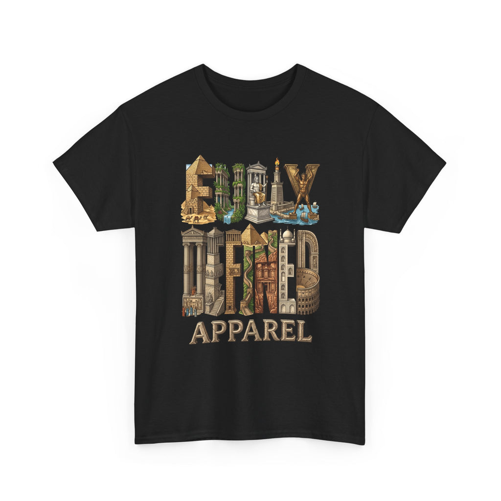Fully Defined Apparel T‑Shirt — Wonders of the World Graphic Tee