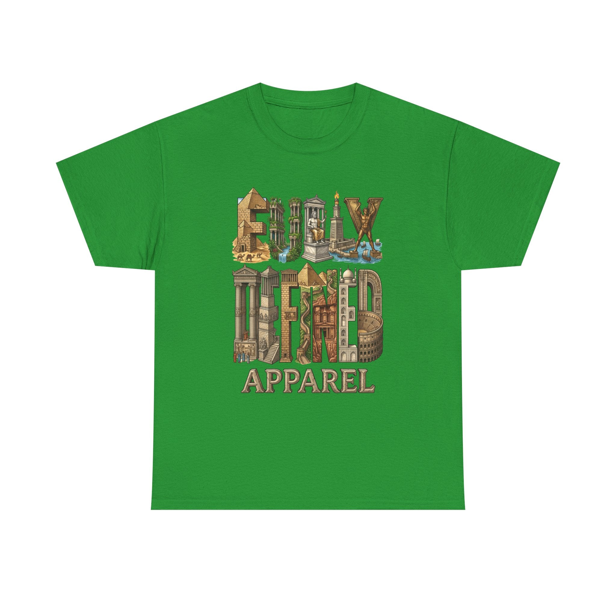 Fully Defined Apparel T‑Shirt — Wonders of the World Graphic Tee