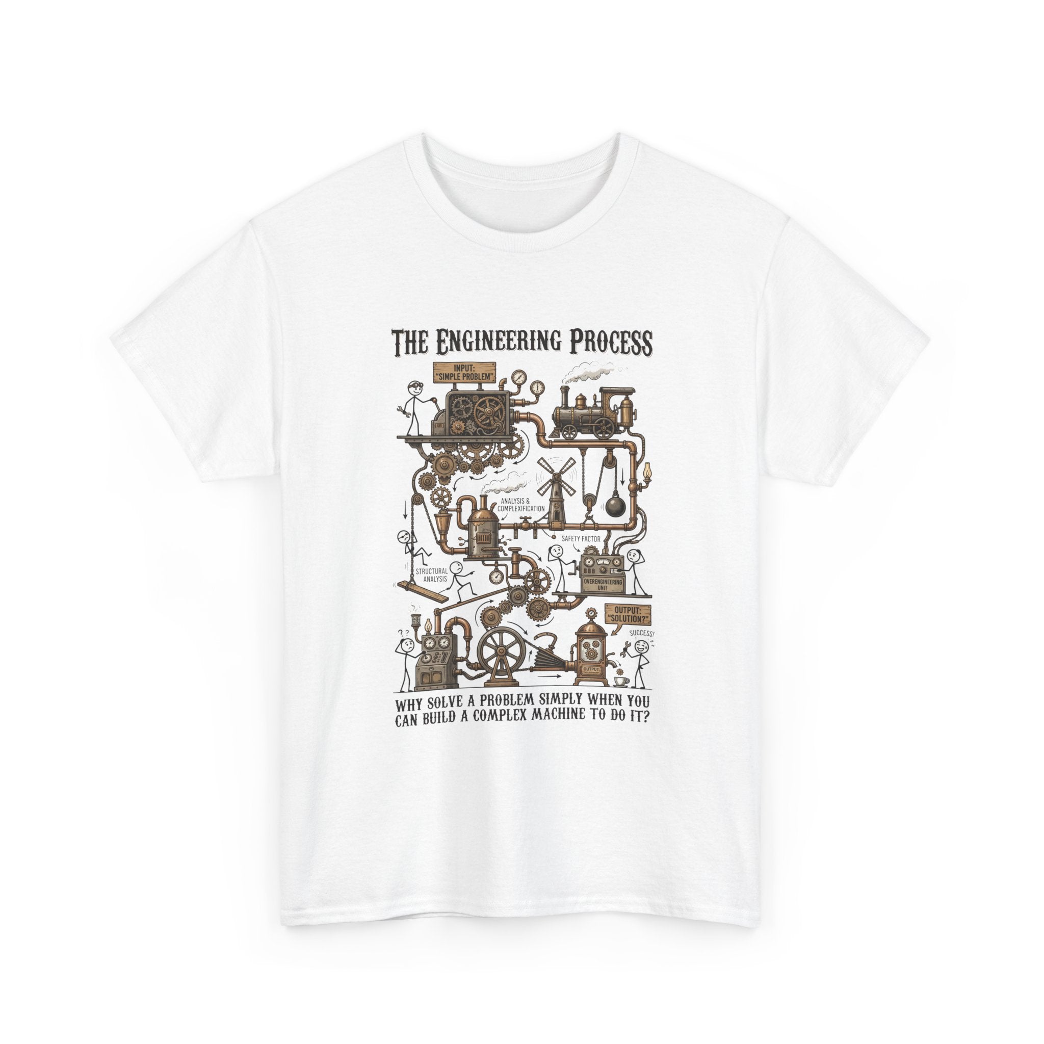 Engineering Process T-Shirt – Over Engineering Tee