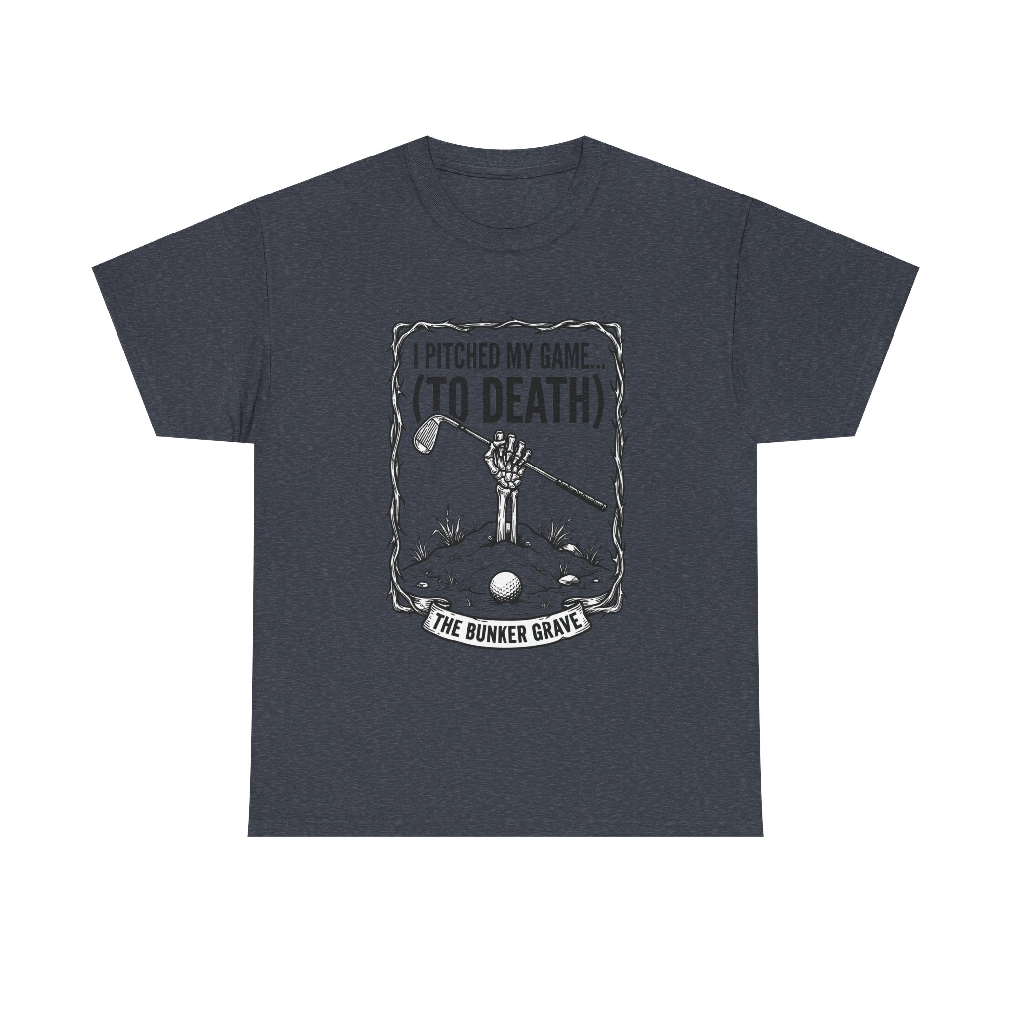 Golf 'I Pitched My Game (To Death)' T-Shirt – Funny Golfer Graphic Tee