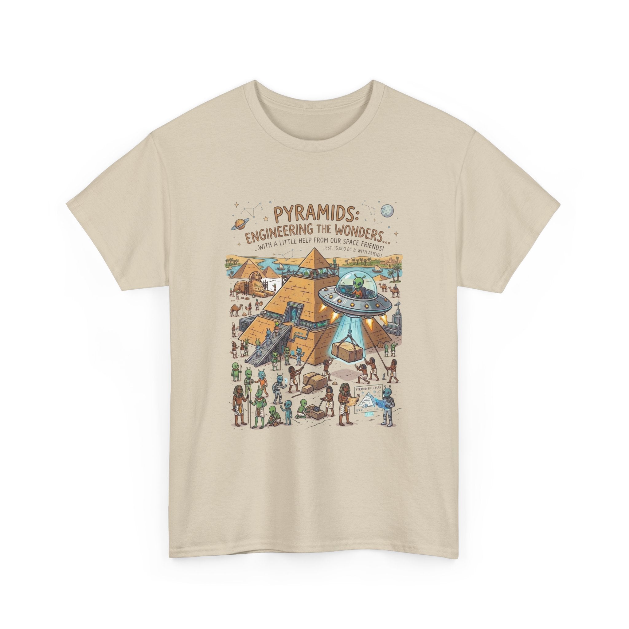 Pyramids: Engineering the Wonders Graphic Tee