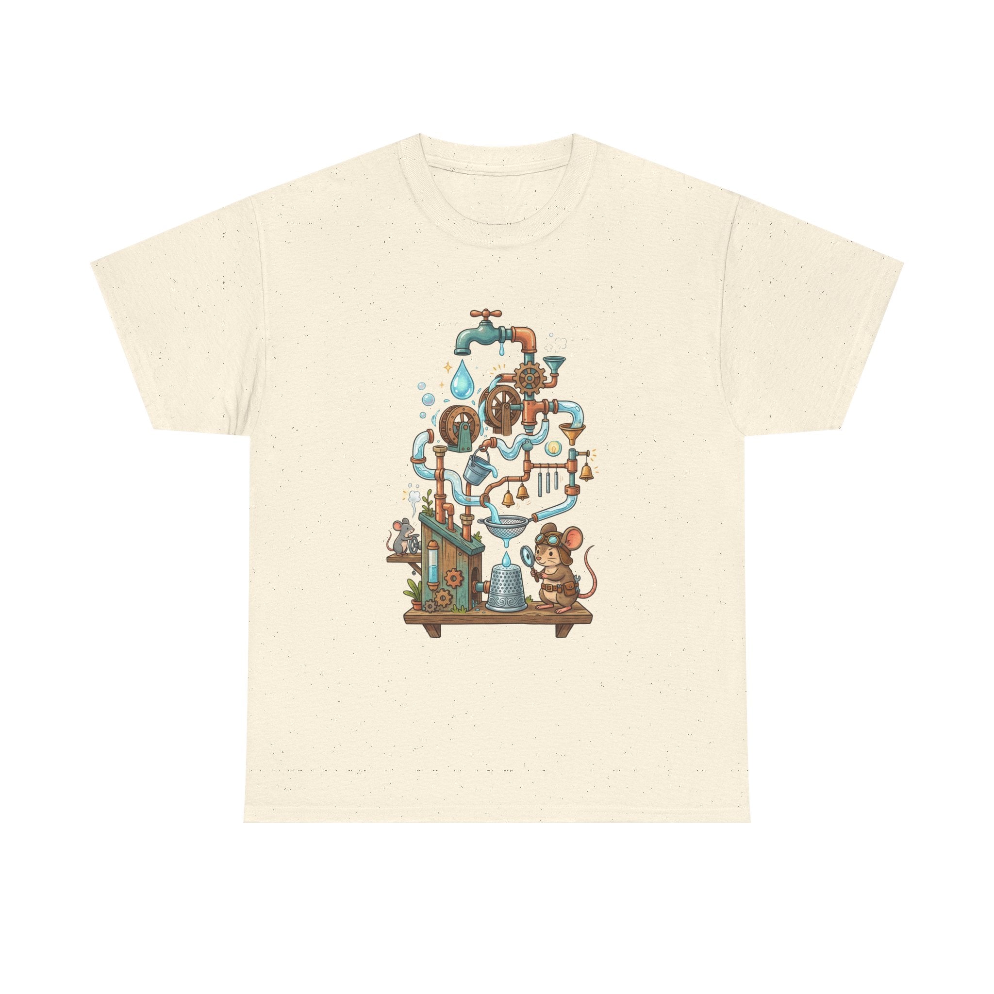 Water Machine T-Shirt — Cute Mouse Contraption Tee