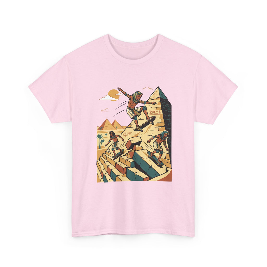 Pyramid Skateboarding Tee — Vintage Egyptian Skateboard Graphic T-Shirt