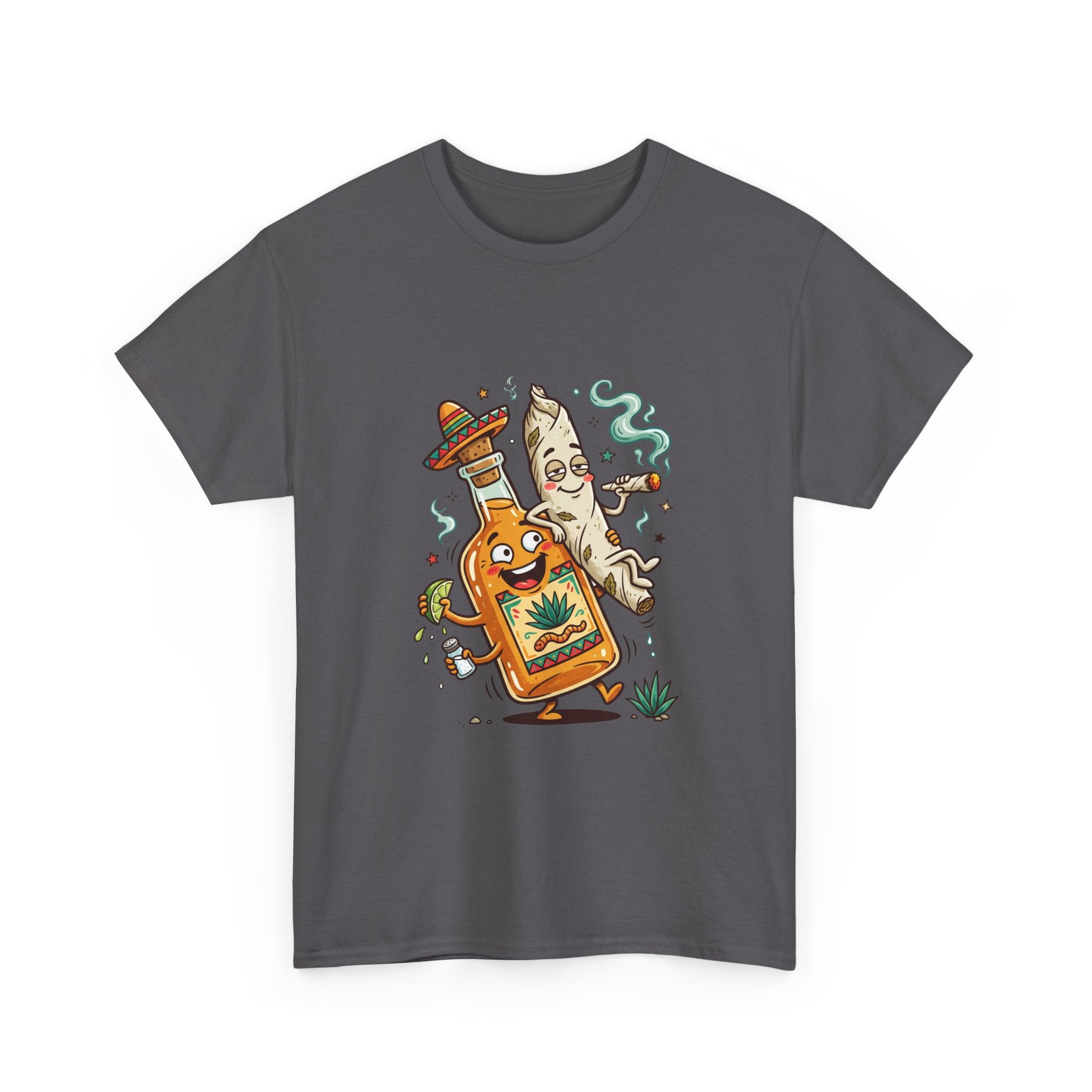1 Tequila & Taco Dancing T‑Shirt — Funny Mexican Food Party Tee