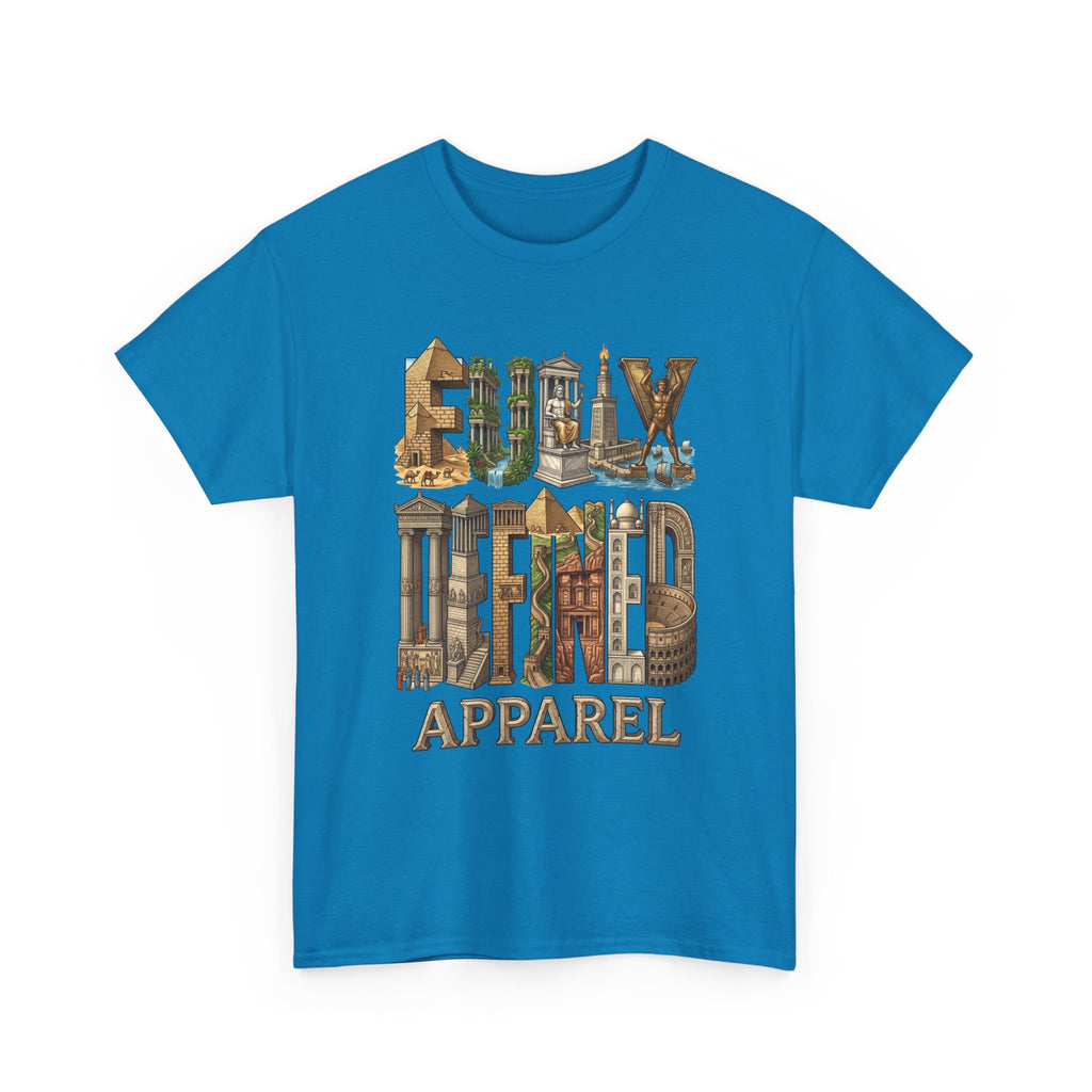 Fully Defined Apparel T‑Shirt — Wonders of the World Graphic Tee